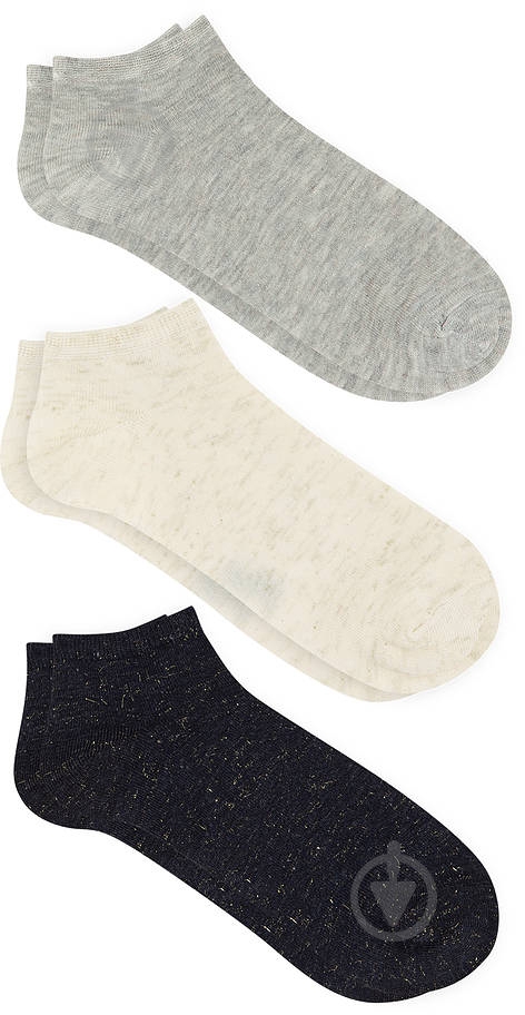 Носки Mavi 196497-900 р.OS черный/серый/бежевый 3 шт. - фото 1