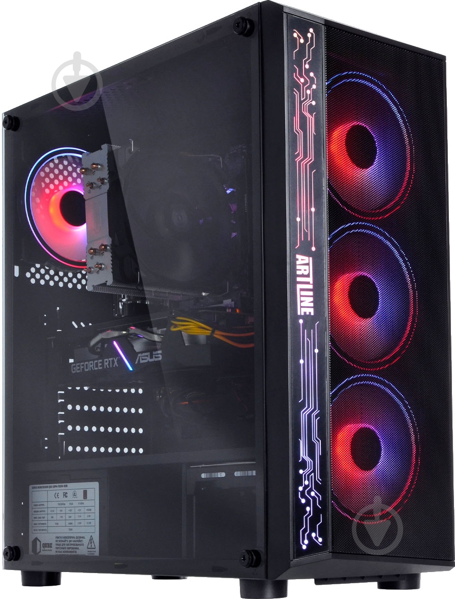 Компьютер Artline Gaming X73 (X73v24) black - фото 2 Компьютер Artline Gaming X73 (X73v24) black - фото 2