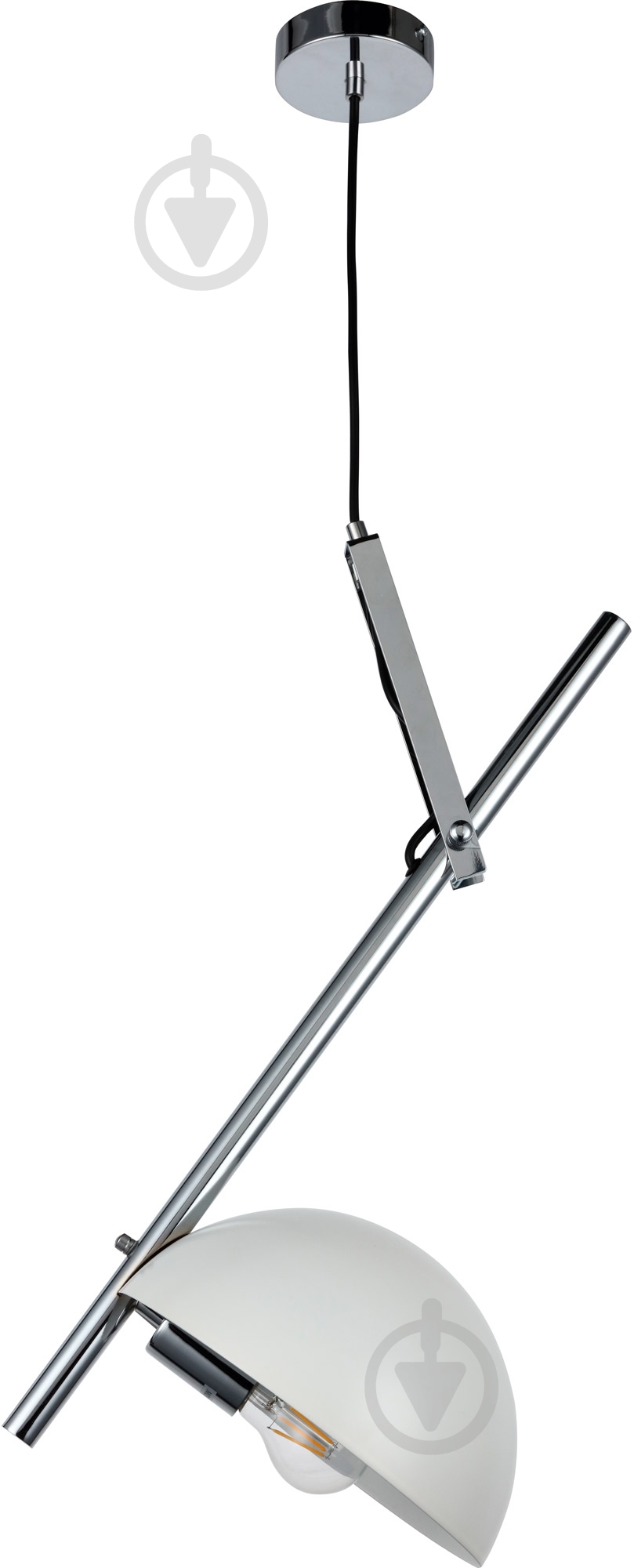 Подвес Victoria Lighting 1x60 Вт E27 белый Dylan/PL1 - фото 1 Подвес Victoria Lighting 1x60 Вт E27 белый Dylan/PL1 - фото 1