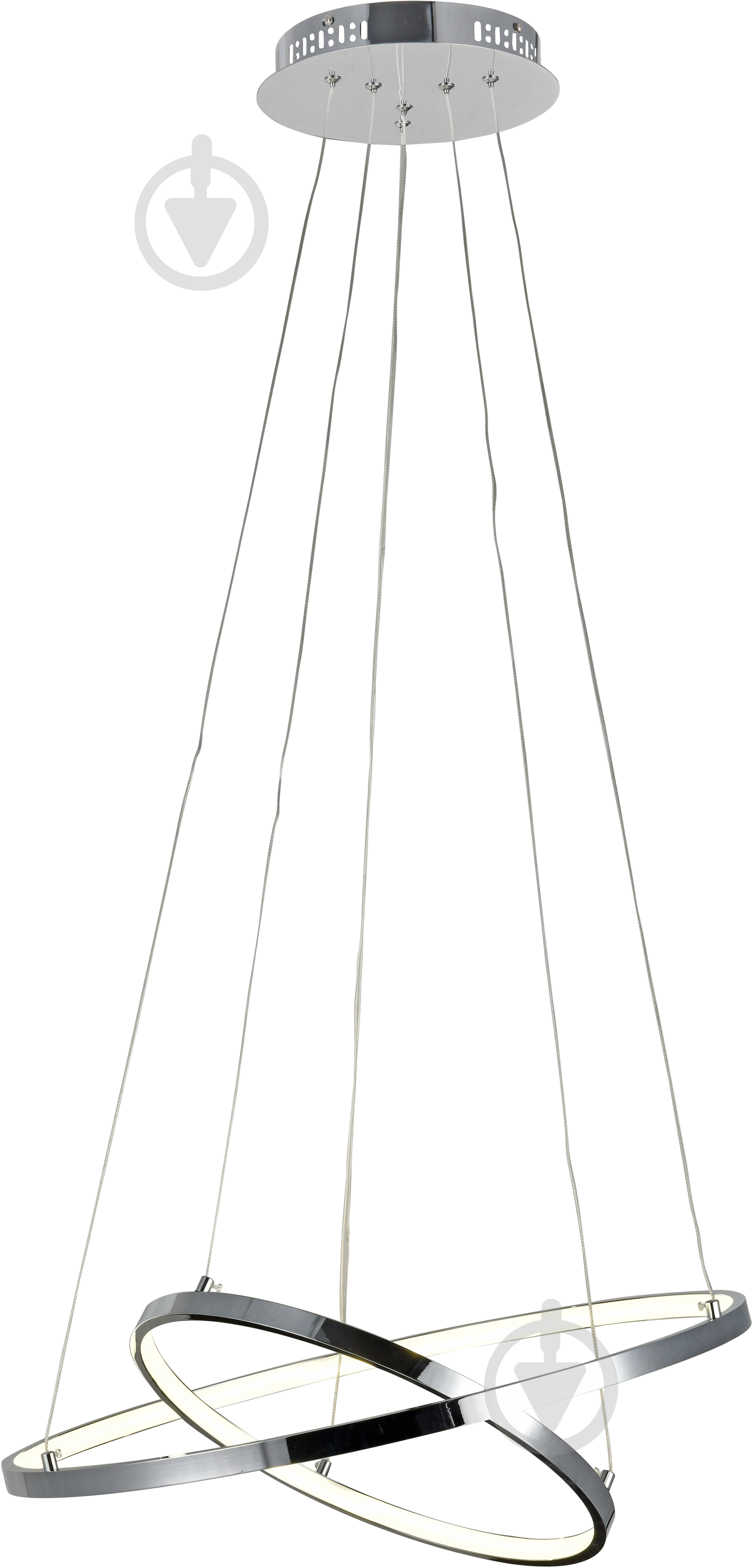 Люстра светодиодная Victoria Lighting 75 Вт хром Jolly/SP2 - фото 1