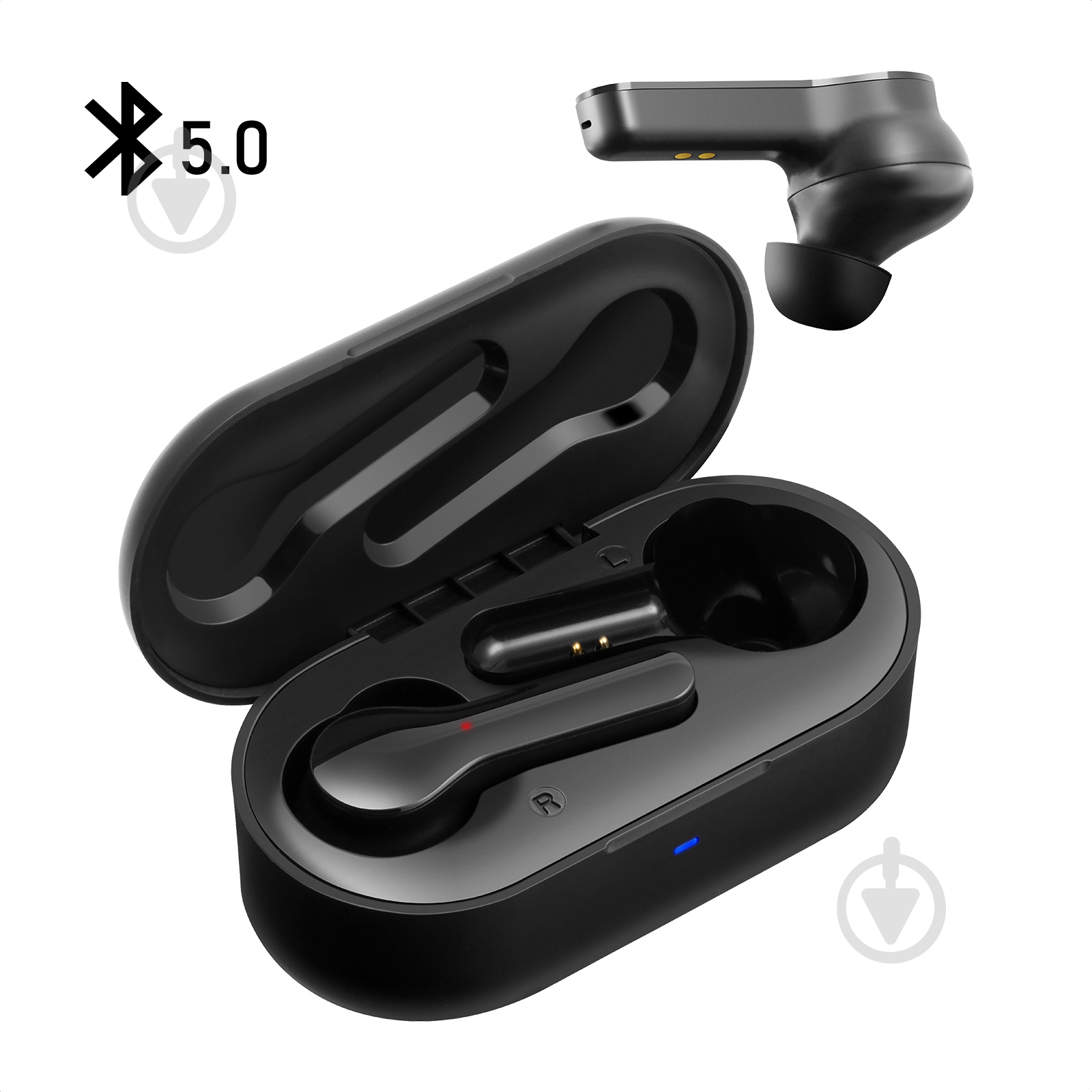 Наушники Promate TrueBlue-4 Bluetooth 5 IPX5 black (trueblue-4.black) - фото 1