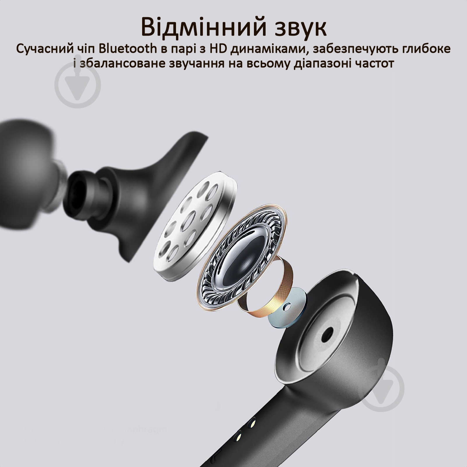 Наушники Promate TrueBlue-4 Bluetooth 5 IPX5 black (trueblue-4.black) - фото 3