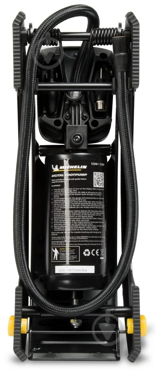 Насос ножний Michelin Foot Pump Digital Single Barrel - фото 4