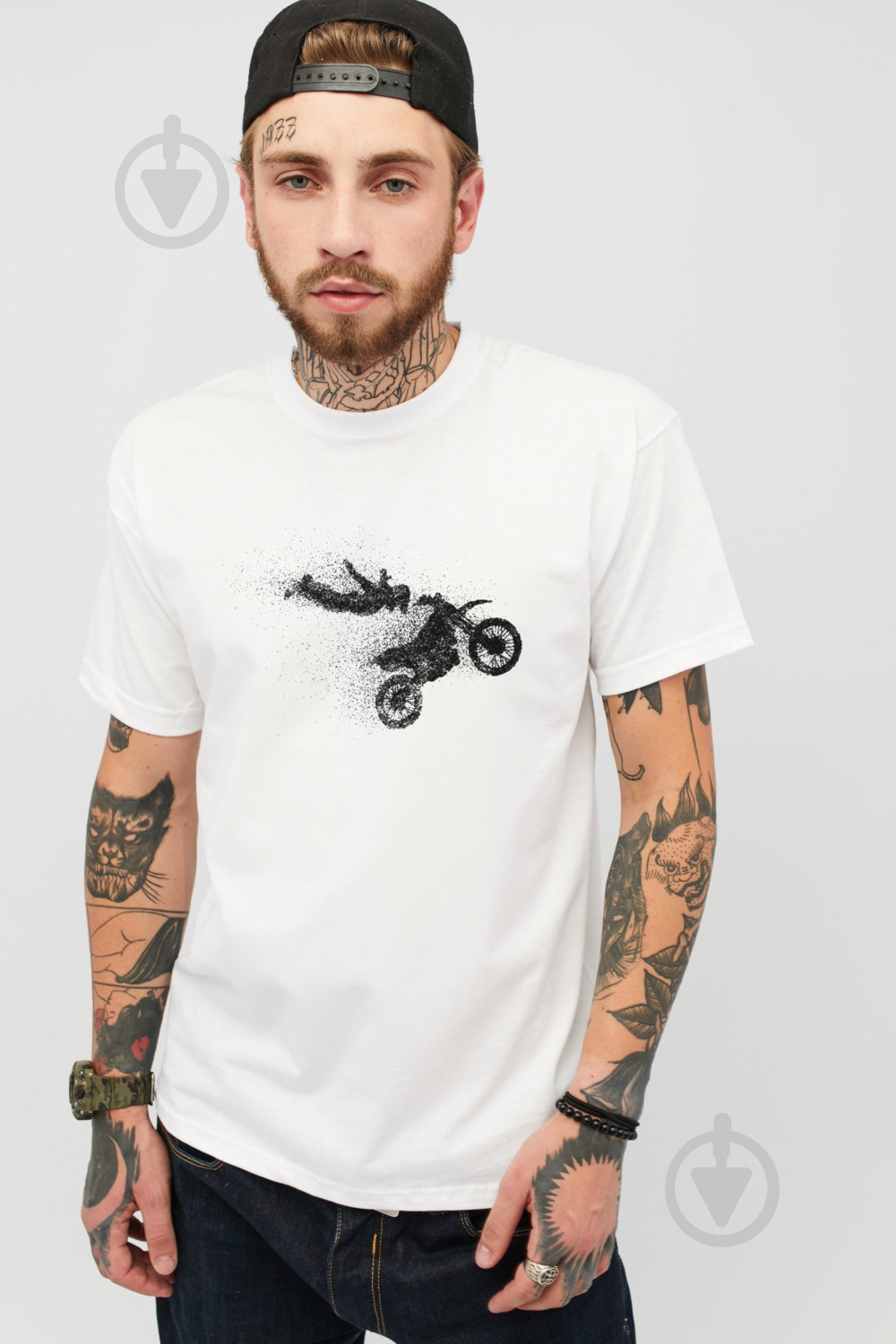 Футболка YAPPI MW1046 р.M білий - фото 1