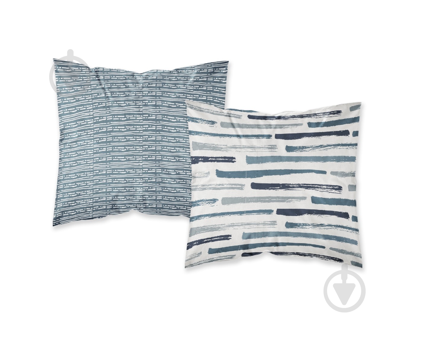 Комплект постельного белья Brest полуторный серый с белым Today (без простыни) - фото 8