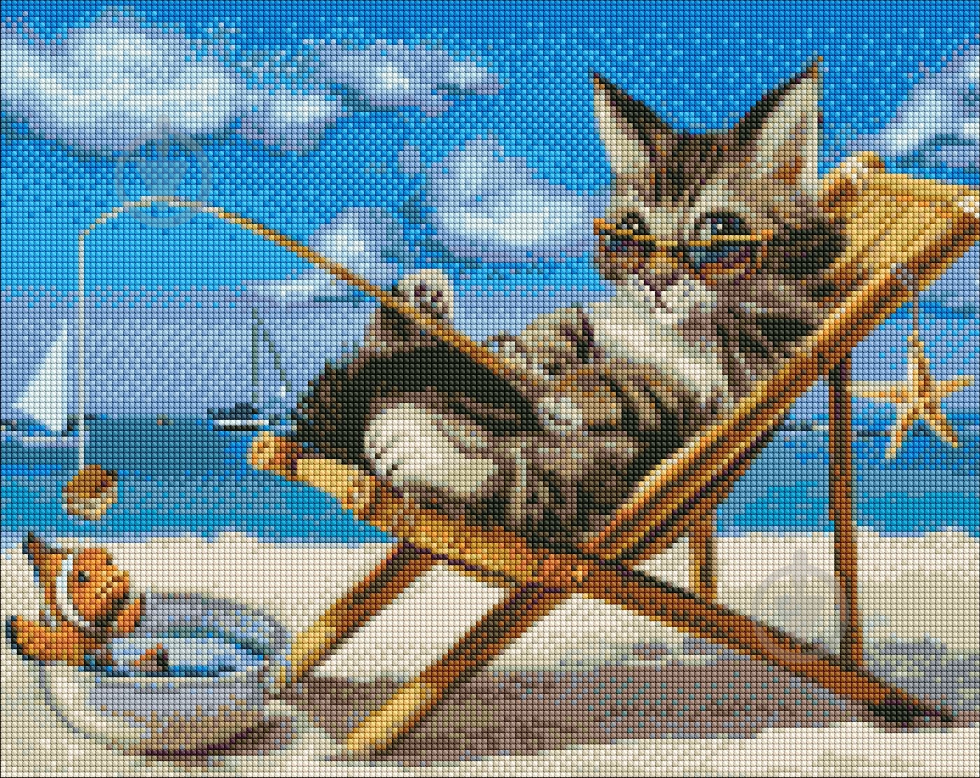 Алмазная мозаика Изысканная рыбалка Идейка - фото 1