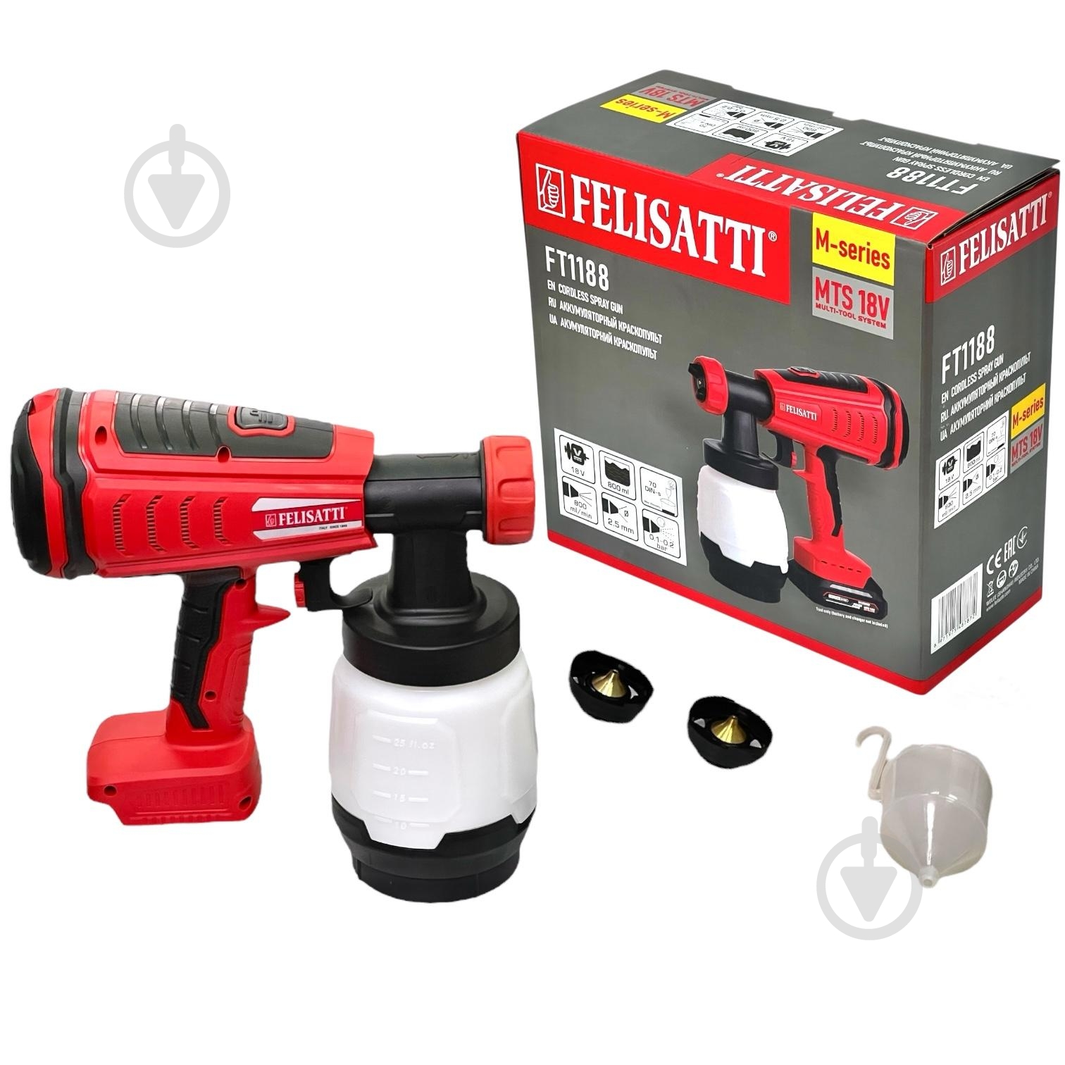 Фарборозпилювач Felisatti FT1188 - фото 10