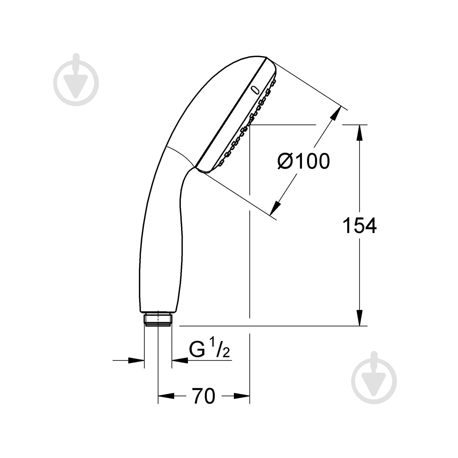 Лійка для душу Grohe New Tempesta 100 27852001 - фото 2