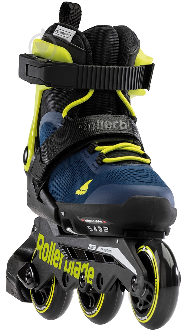 Роликовые коньки Rollerblade Microblade 3WD 07221700-159 р. 33-36,5 синий - фото 4 Роликовые коньки Rollerblade Microblade 3WD 07221700-159 р. 33-36,5 синий - фото 4