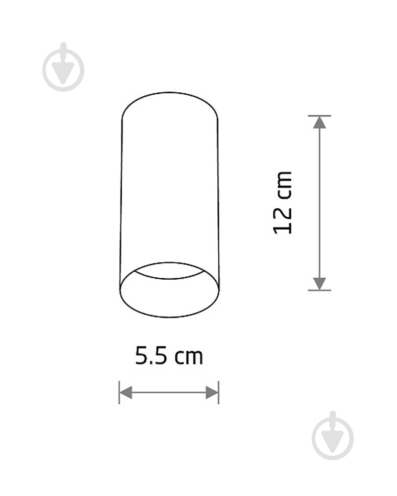Светильник точечный Nowodvorski Mono 10 Вт GU10 черный 10779 - фото 7