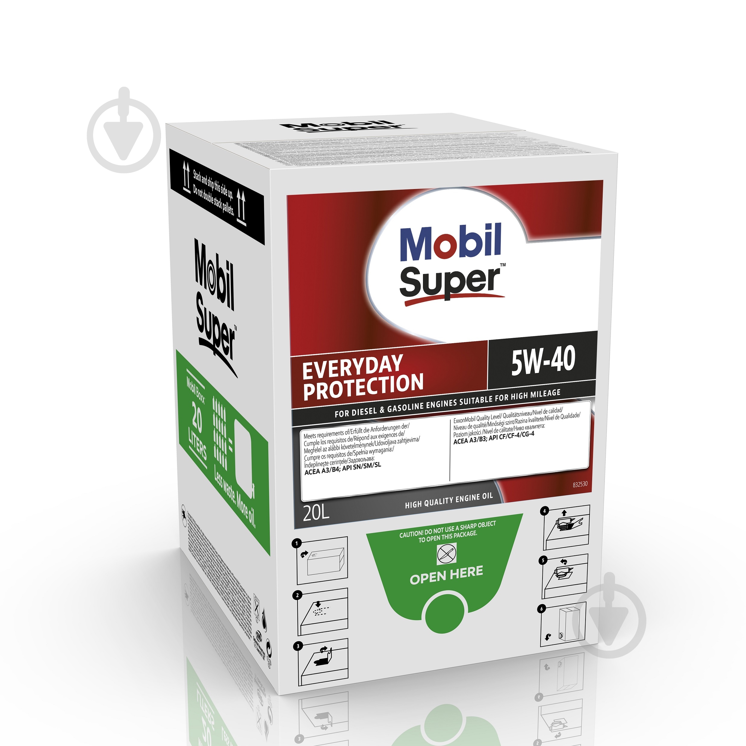 Моторна олива синтетична Mobil Super Everyday Protection 5W-40 20 л (157966) - фото 1