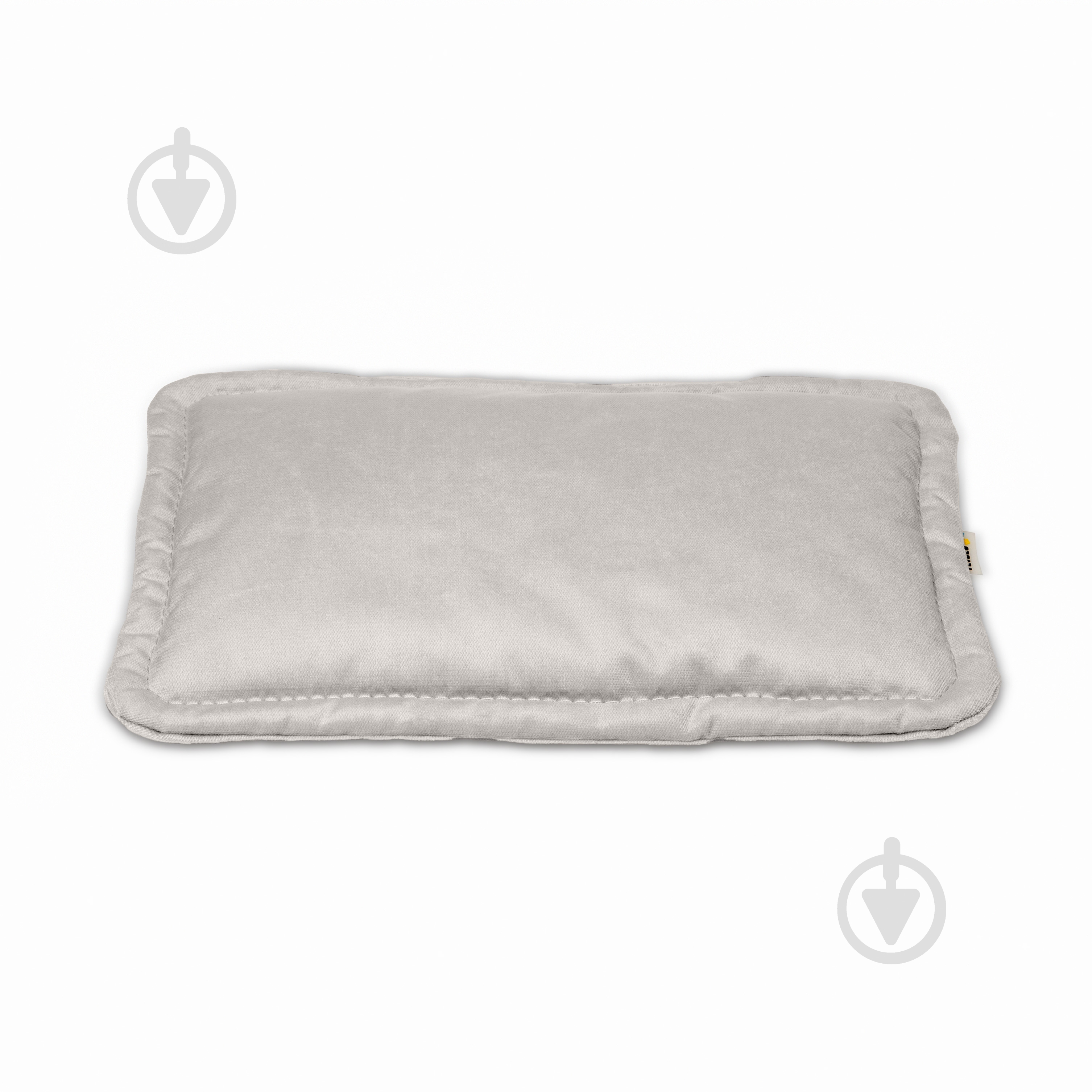 Лежак PETBED Слим XS 50х35 см h-3 см велюр серый - фото 1