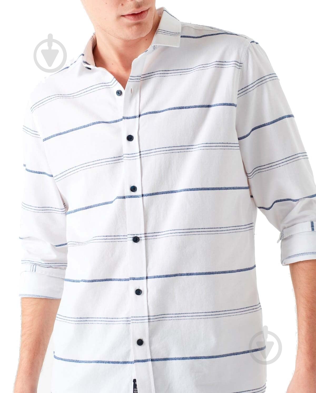 Рубашка Mavi STRIPED SHIRT 021443-620 р. L white - фото 3