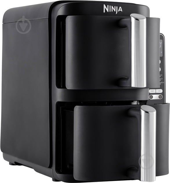 Мультипечь NINJA Double Stack Air fryer double basket vertical 7.6l - black - фото 5