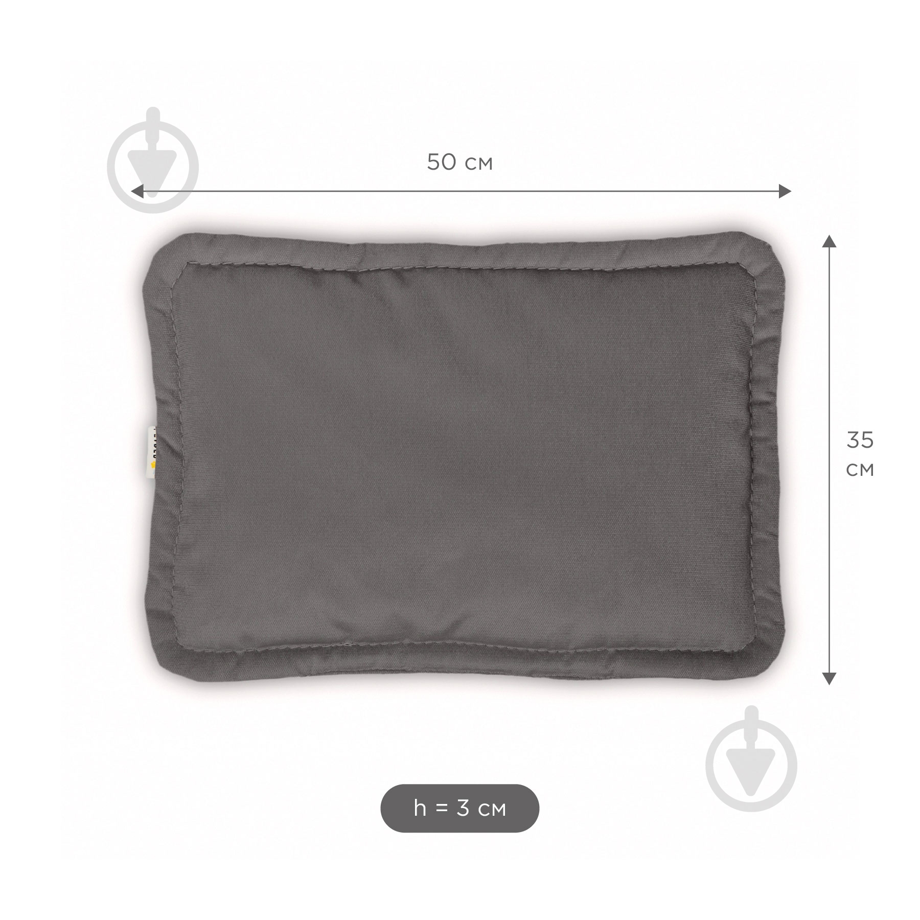 Лежак PETBED Слим XS 50х35 см h-3 см велюр темно-серый - фото 4 Лежак PETBED Слим XS 50х35 см h-3 см велюр темно-серый - фото 4