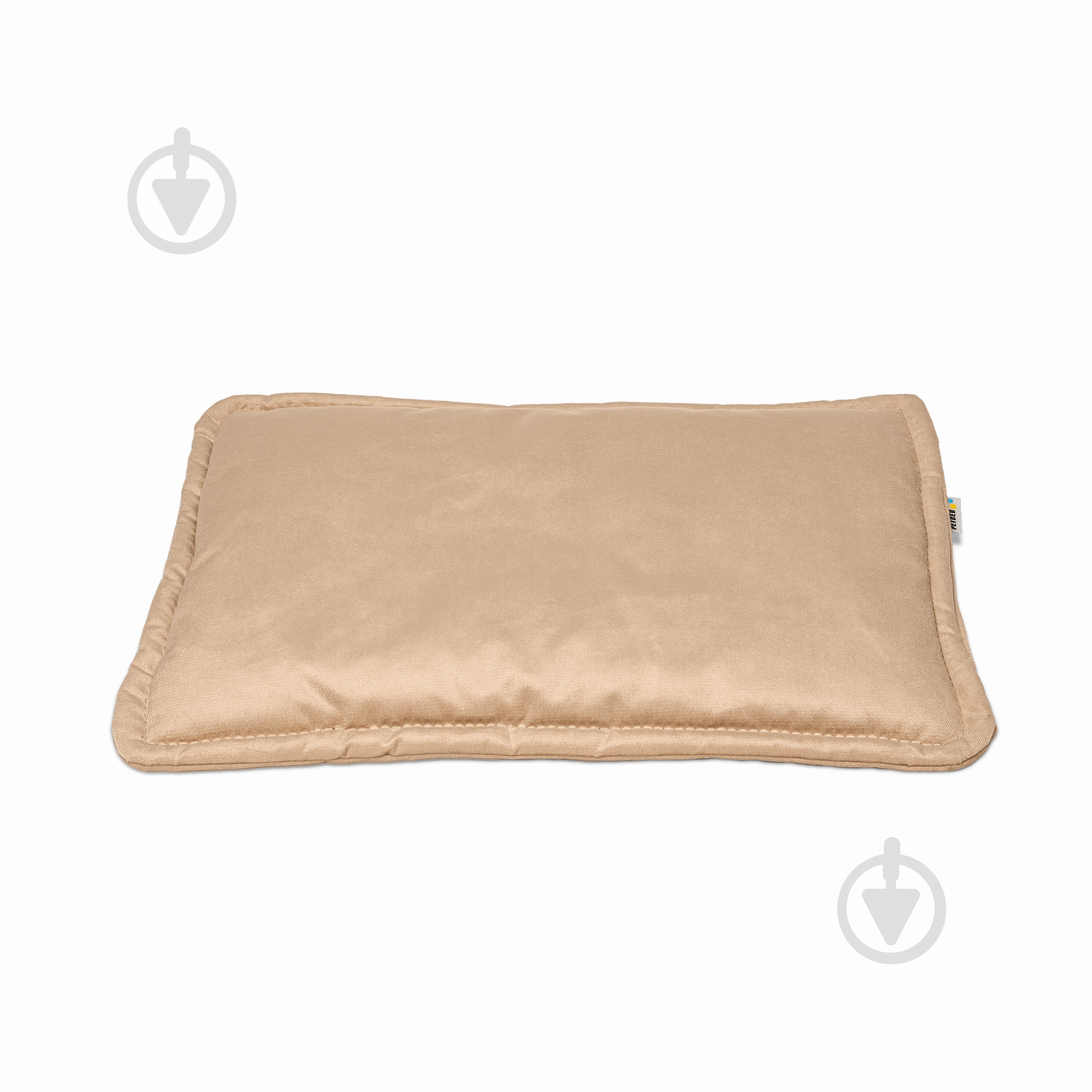 Лежак PETBED Слим S 60х40 см h-3 см велюр бежевый - фото 1 Лежак PETBED Слим S 60х40 см h-3 см велюр бежевый - фото 1