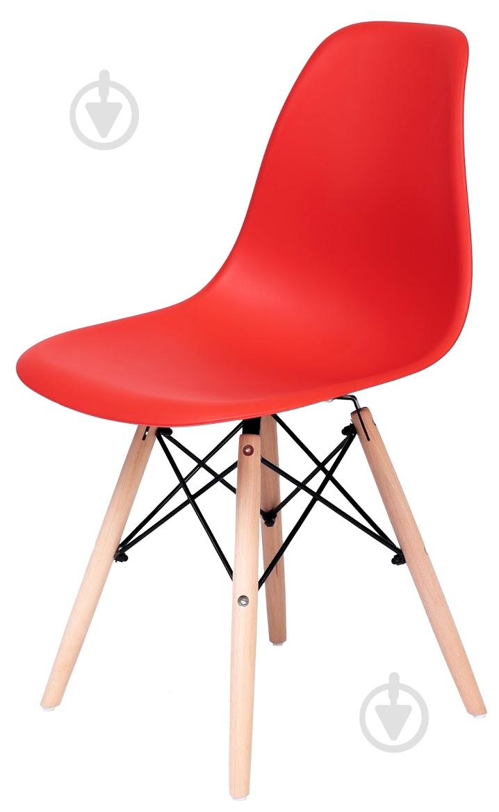 Стул обеденный Richman Жаклин красный / бук - фото 1