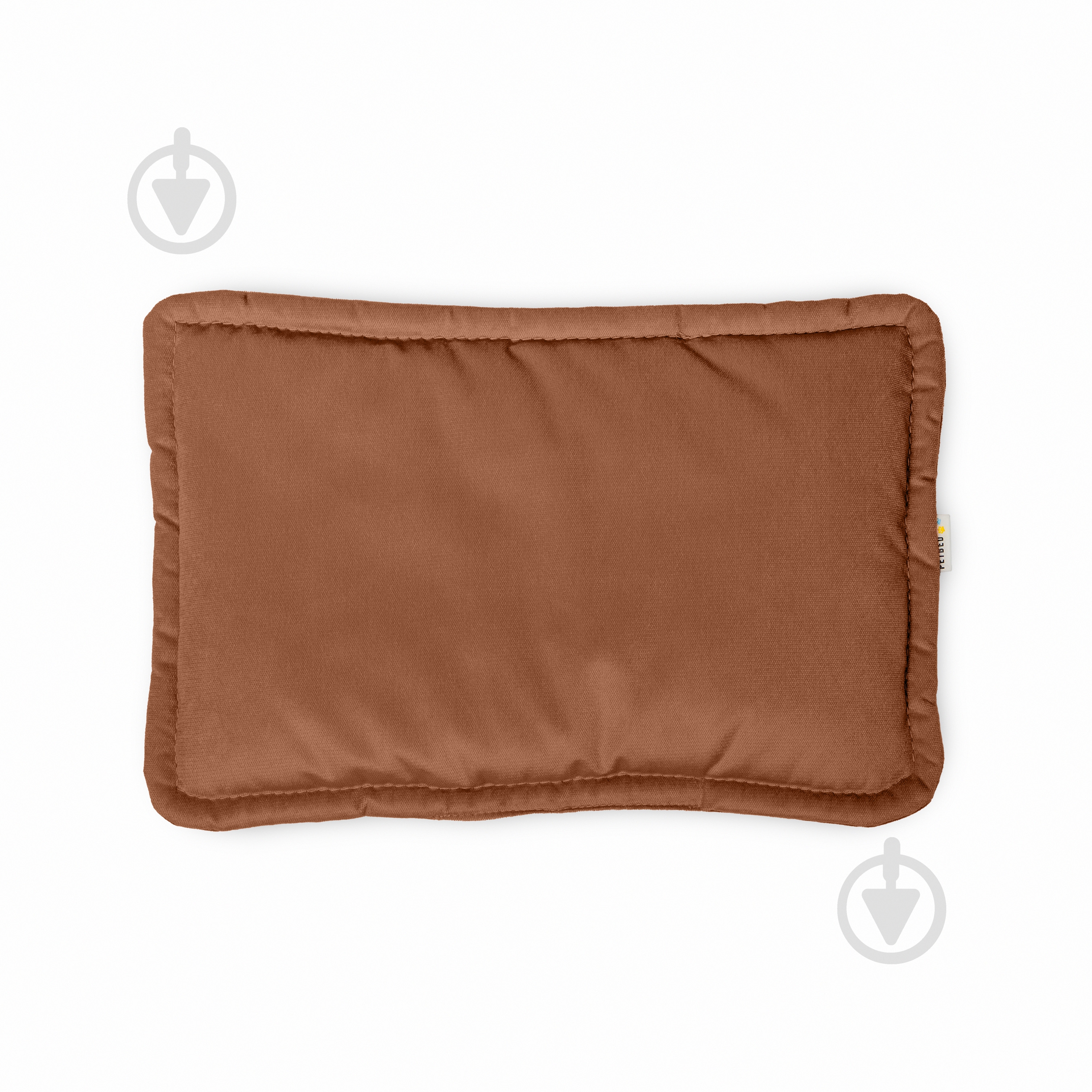 Лежак PETBED Слим S 60х40 см h-3 см велюр коричневый - фото 3