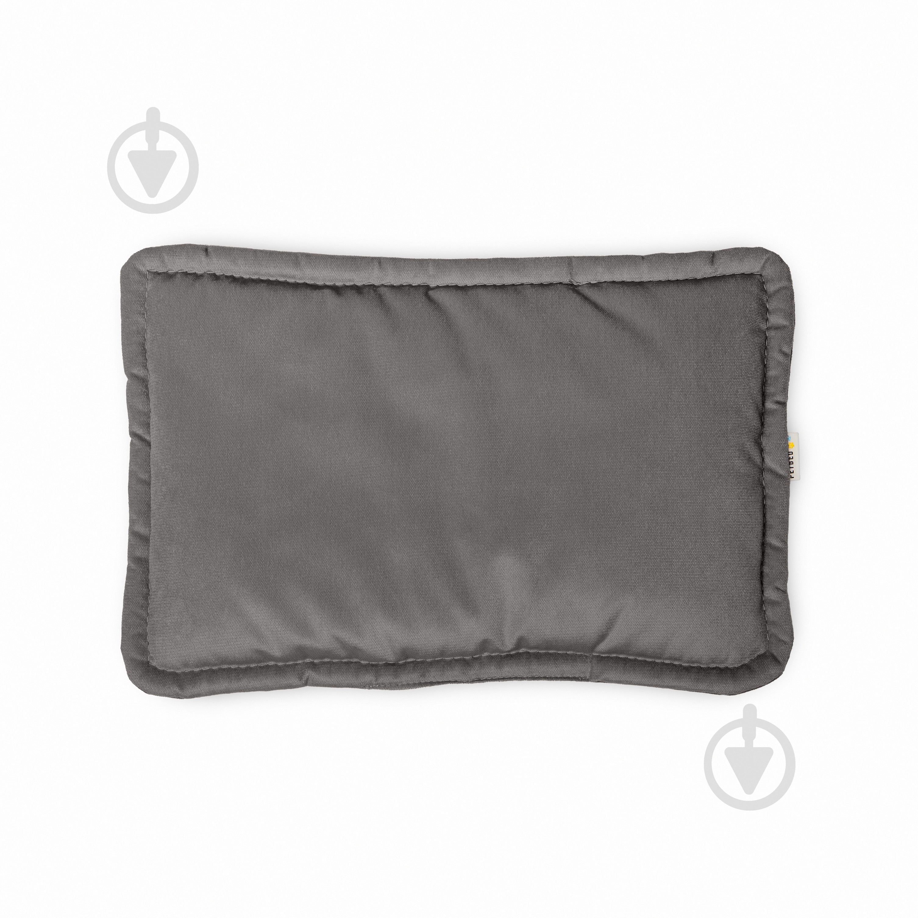 Лежак PETBED Слім S 60х40 см h-3 см велюр темно-сірий - фото 3