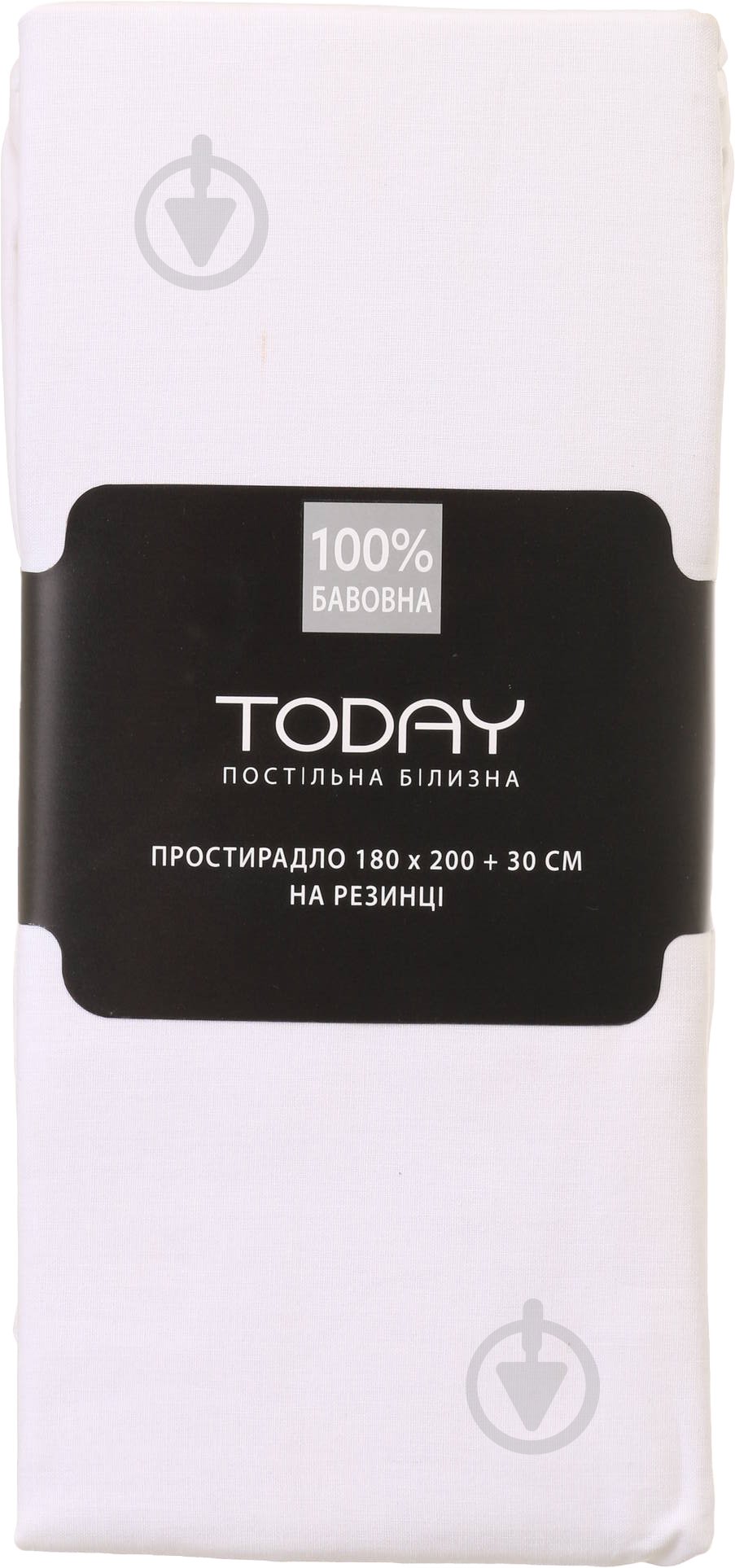 Простынь на резинке 2 180x200 см молочный Today - фото 3