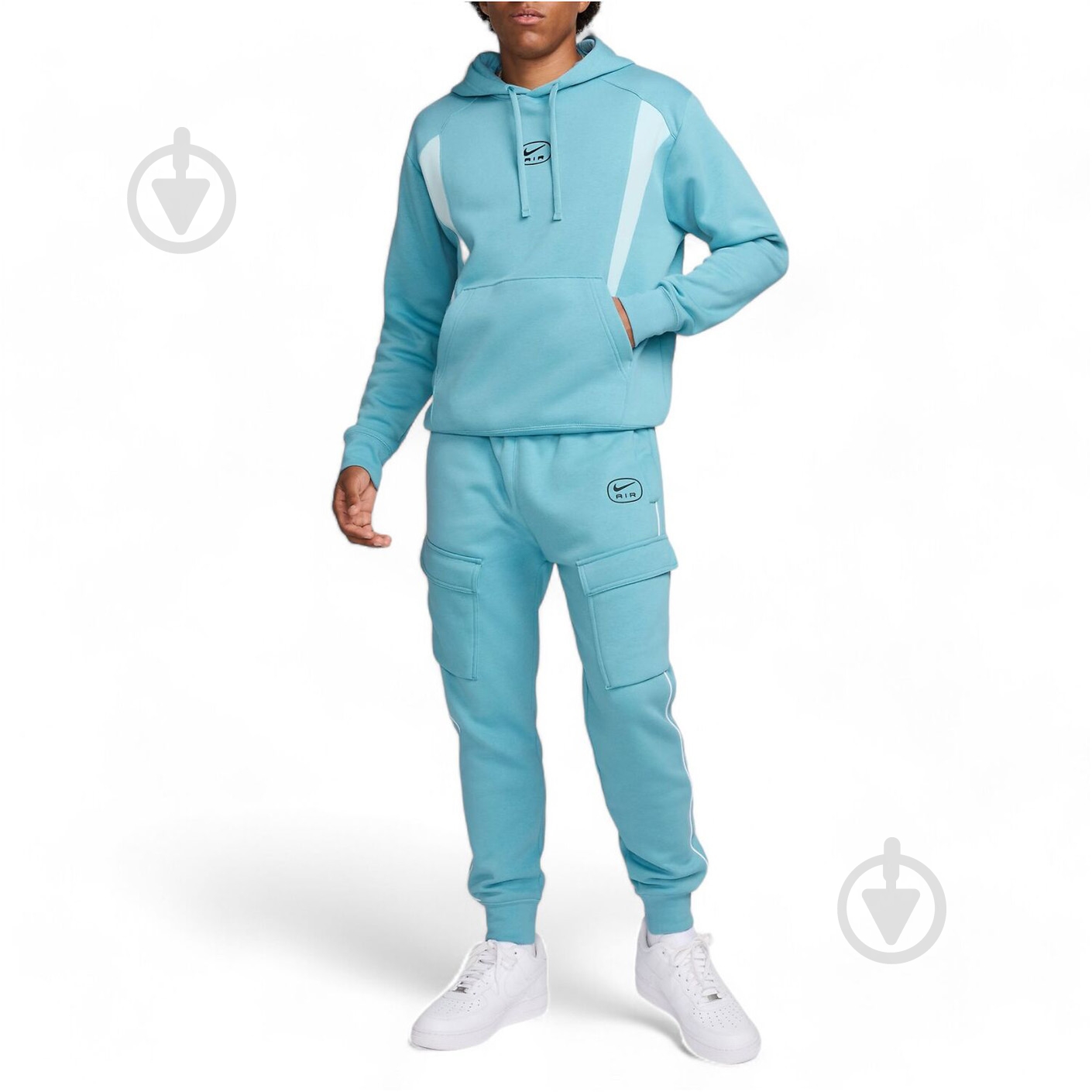 Джемпер Nike HM0175-464 р.XL голубой - фото 5