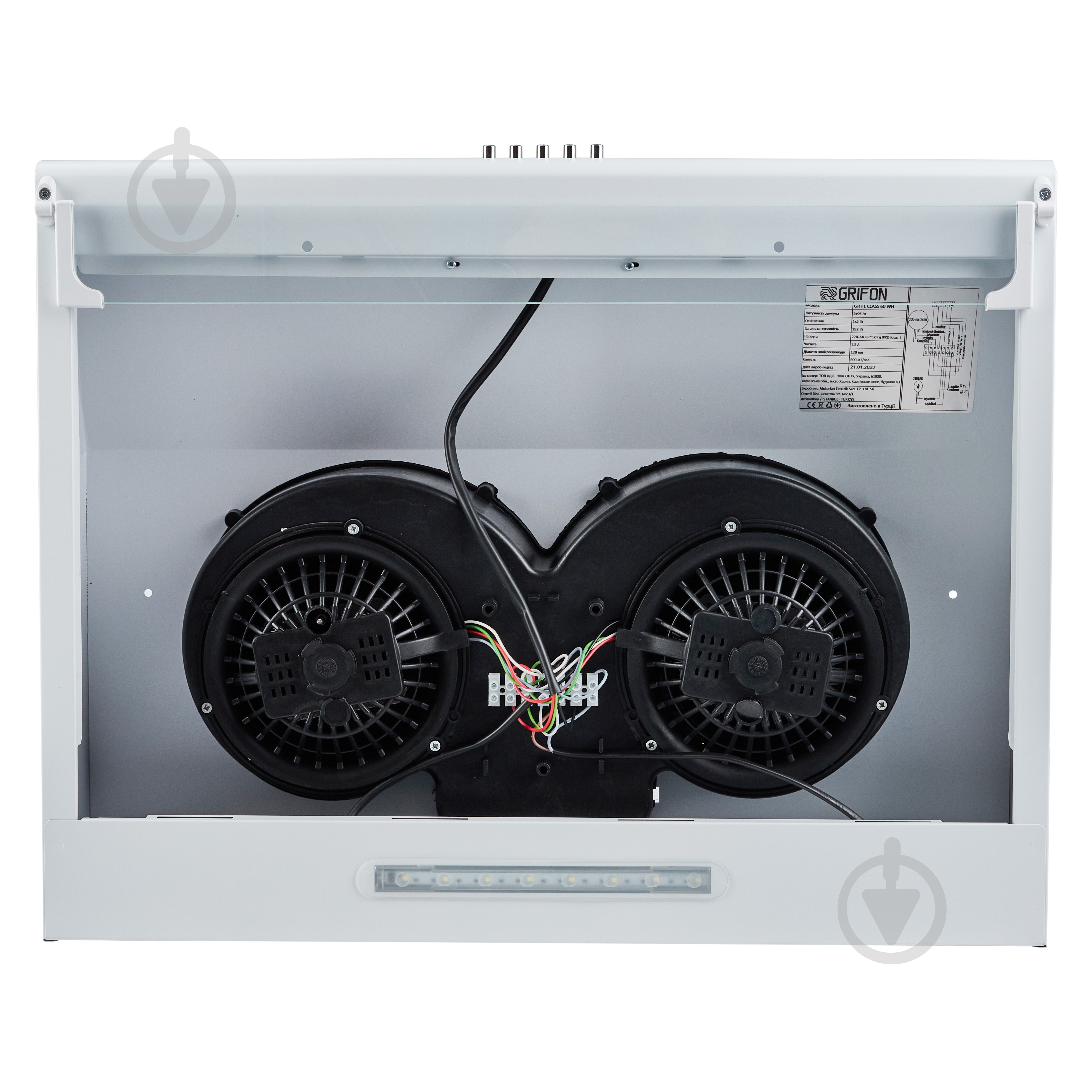 Вытяжка Grifon GR FL CLASS 60 WH - фото 5