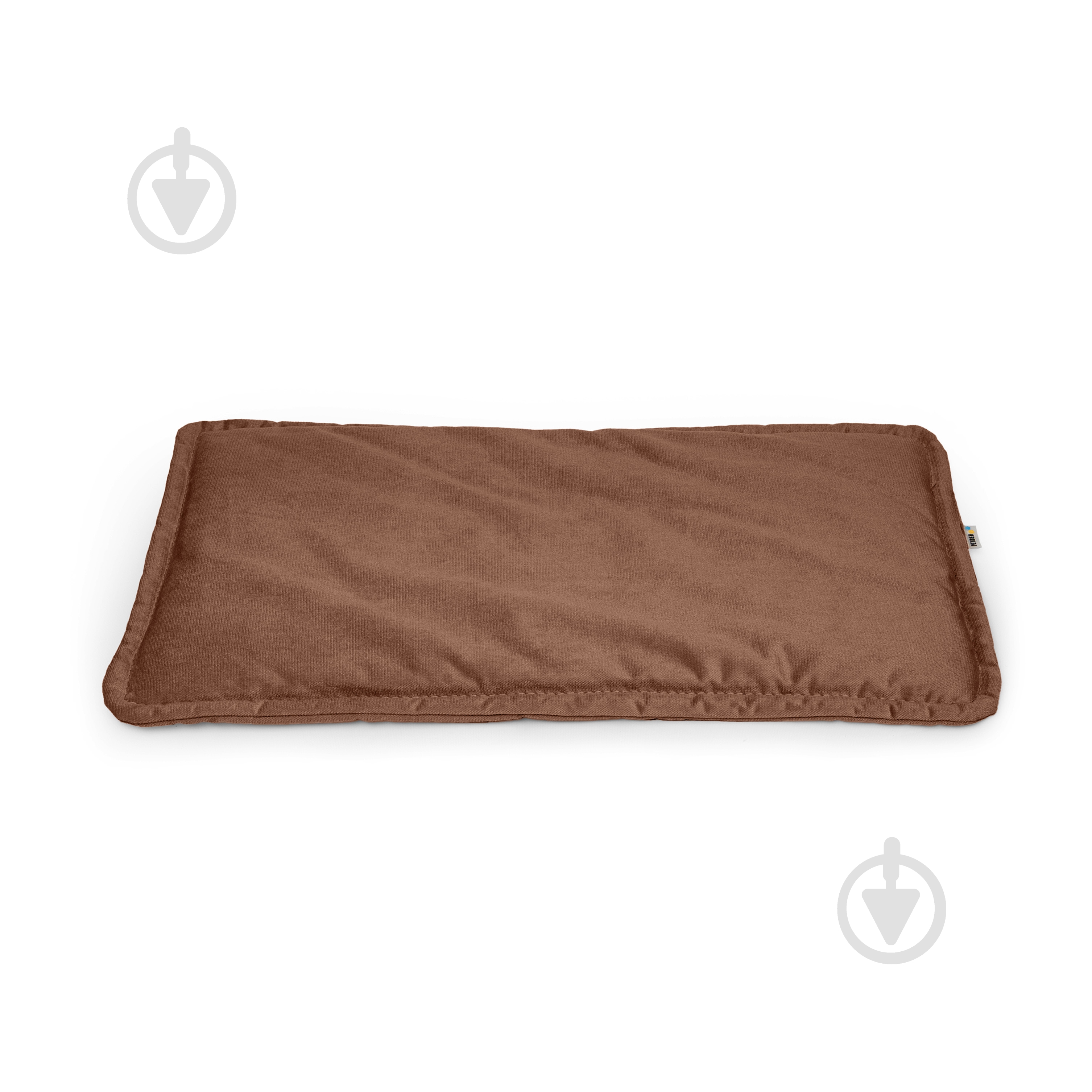 Лежак PETBED Слим М 70х50 см h-3 см велюр коричневый - фото 1 Лежак PETBED Слим М 70х50 см h-3 см велюр коричневый - фото 1