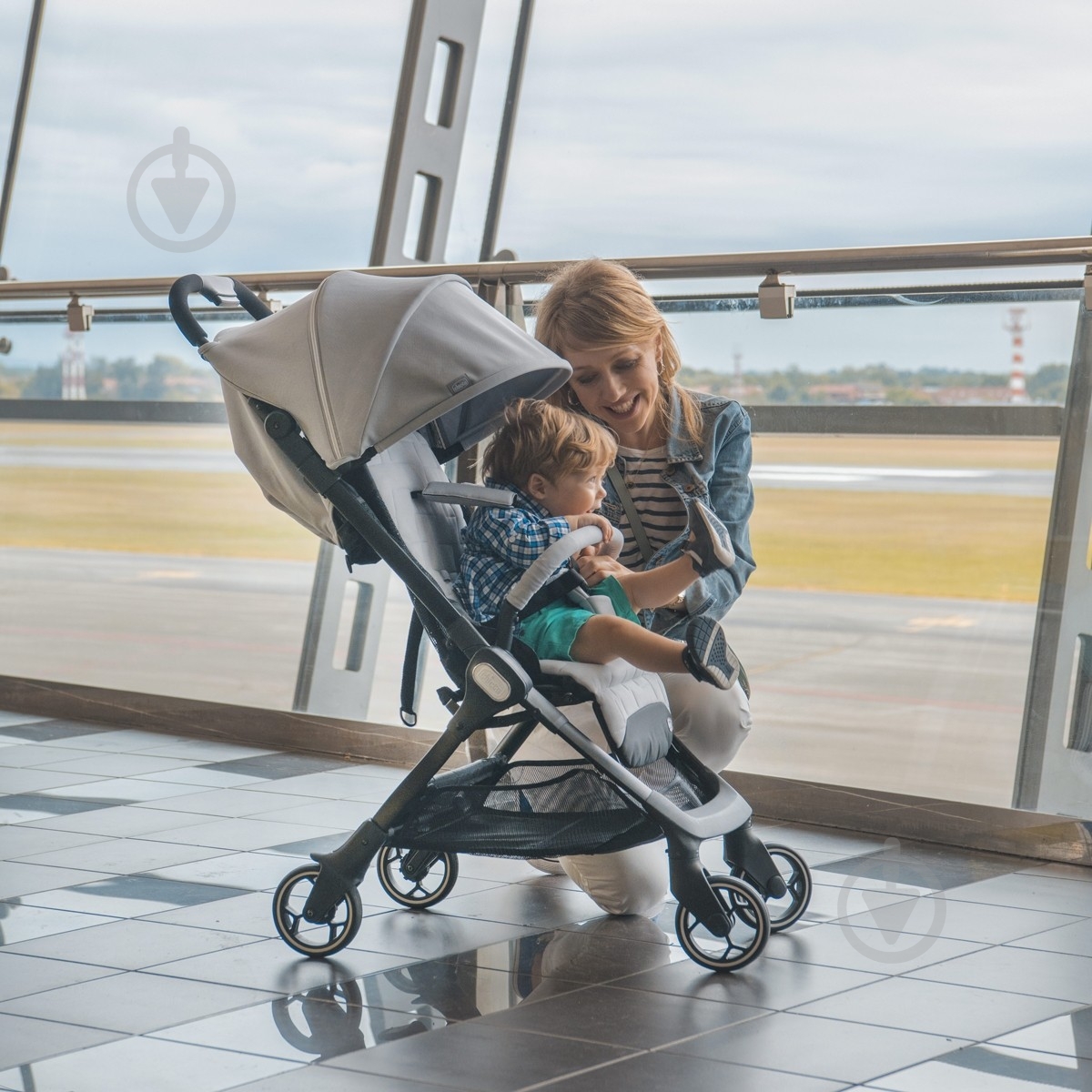 Коляска прогулочная Chicco We grey - фото 3 Коляска прогулочная Chicco We grey - фото 3