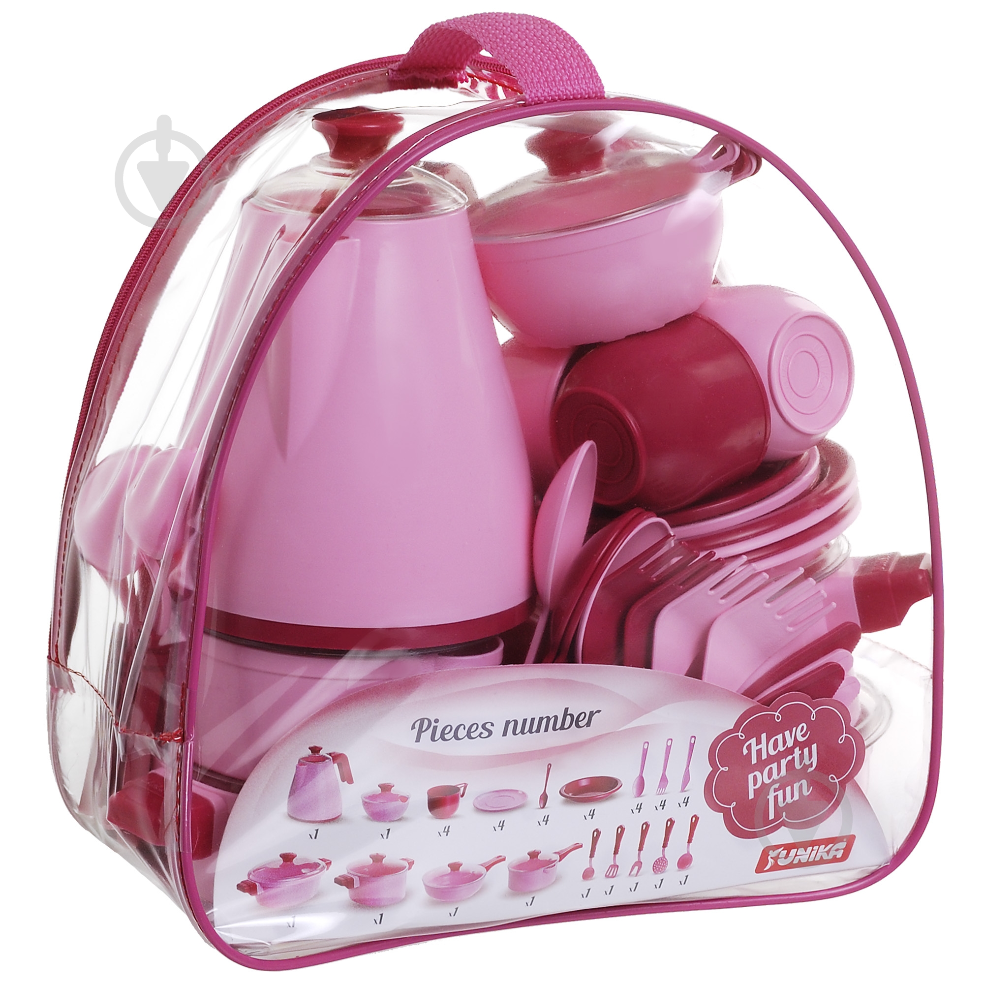 Набір дитячого посуду ЮНІКА Cooking Set (39 предметів) 71764 - фото 4 Набір дитячого посуду ЮНІКА Cooking Set (39 предметів) 71764 - фото 4