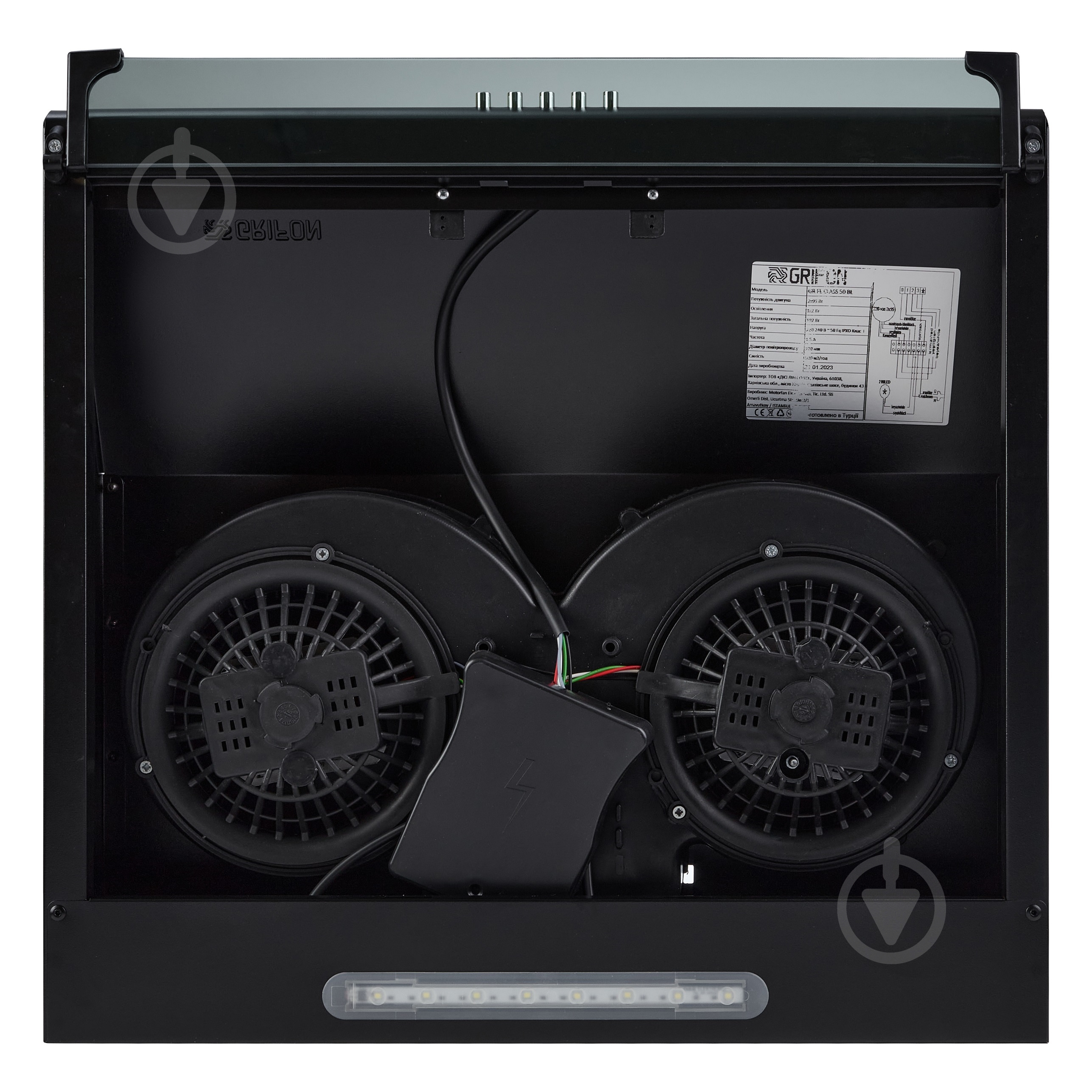 Вытяжка Grifon GR FL CLASS 50 BL - фото 9