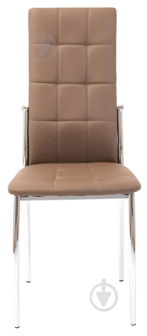 Стул обеденный Richman Дорис коричневый / хром - фото 2 Стул обеденный Richman Дорис коричневый / хром - фото 2