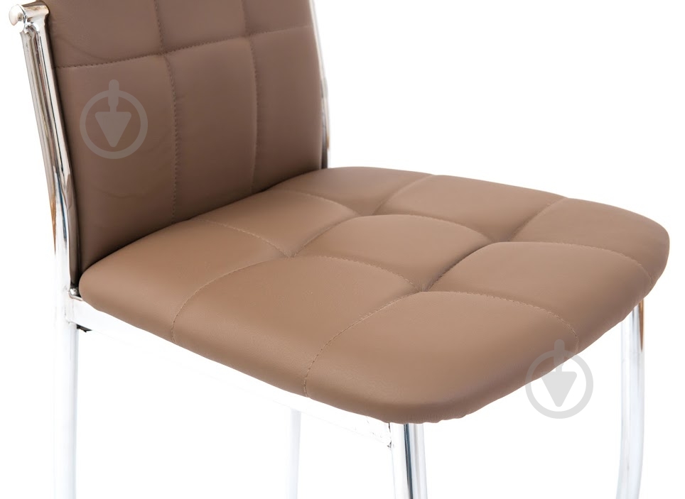 Стул обеденный Richman Дорис коричневый / хром - фото 5 Стул обеденный Richman Дорис коричневый / хром - фото 5