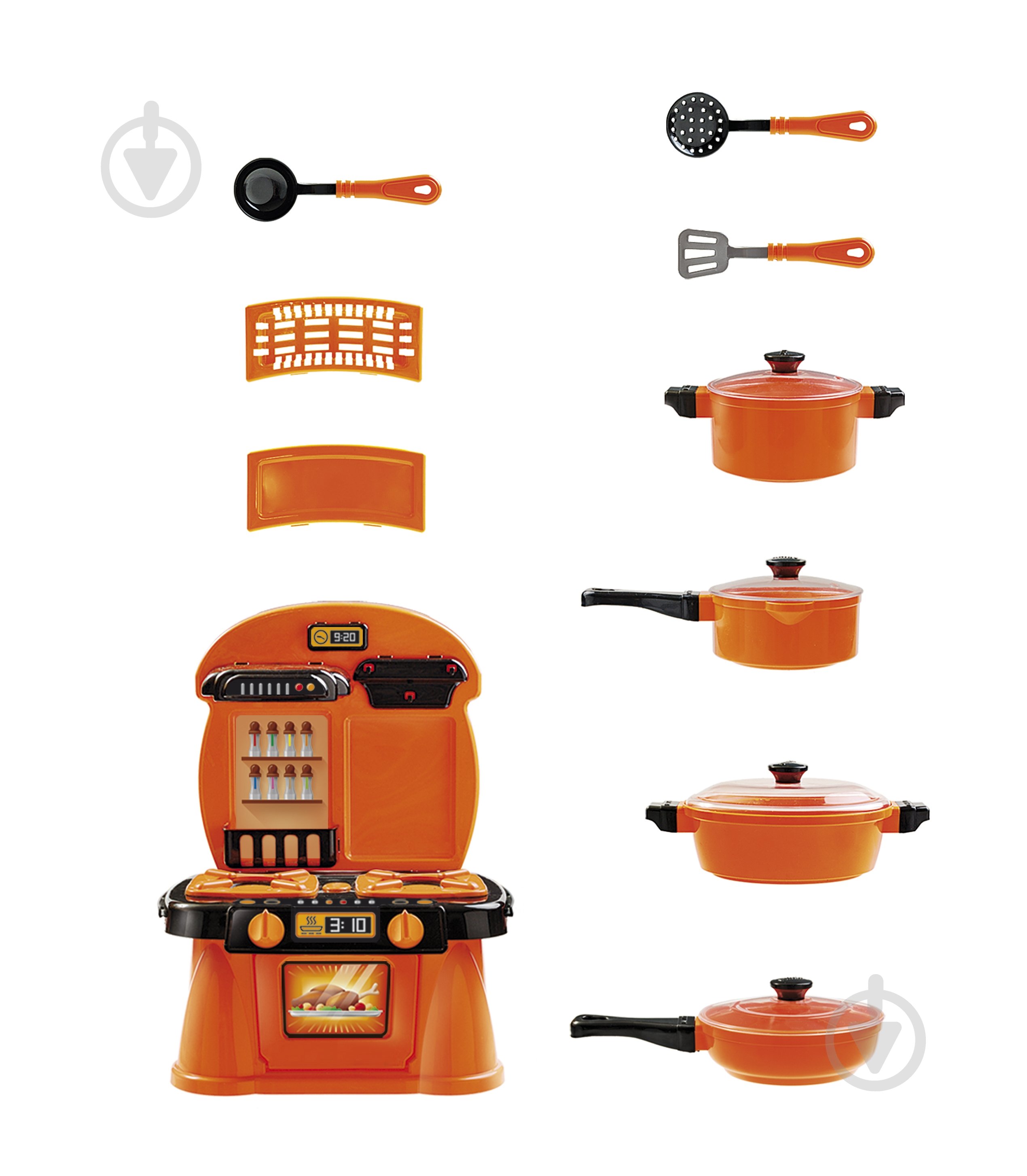 Набор детской посуды ЮНІКА Cooking Plate (10 предметов) 71702 - фото 7 Набор детской посуды ЮНІКА Cooking Plate (10 предметов) 71702 - фото 7