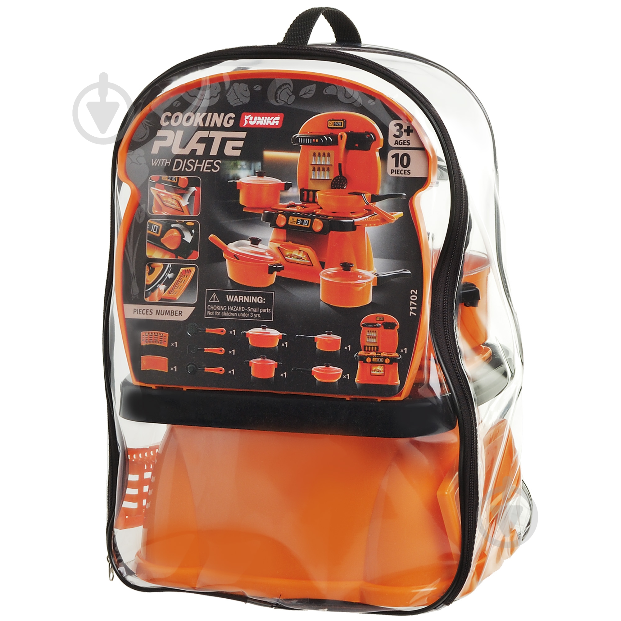 Набор детской посуды ЮНІКА Cooking Plate (10 предметов) 71702 - фото 5 Набор детской посуды ЮНІКА Cooking Plate (10 предметов) 71702 - фото 5