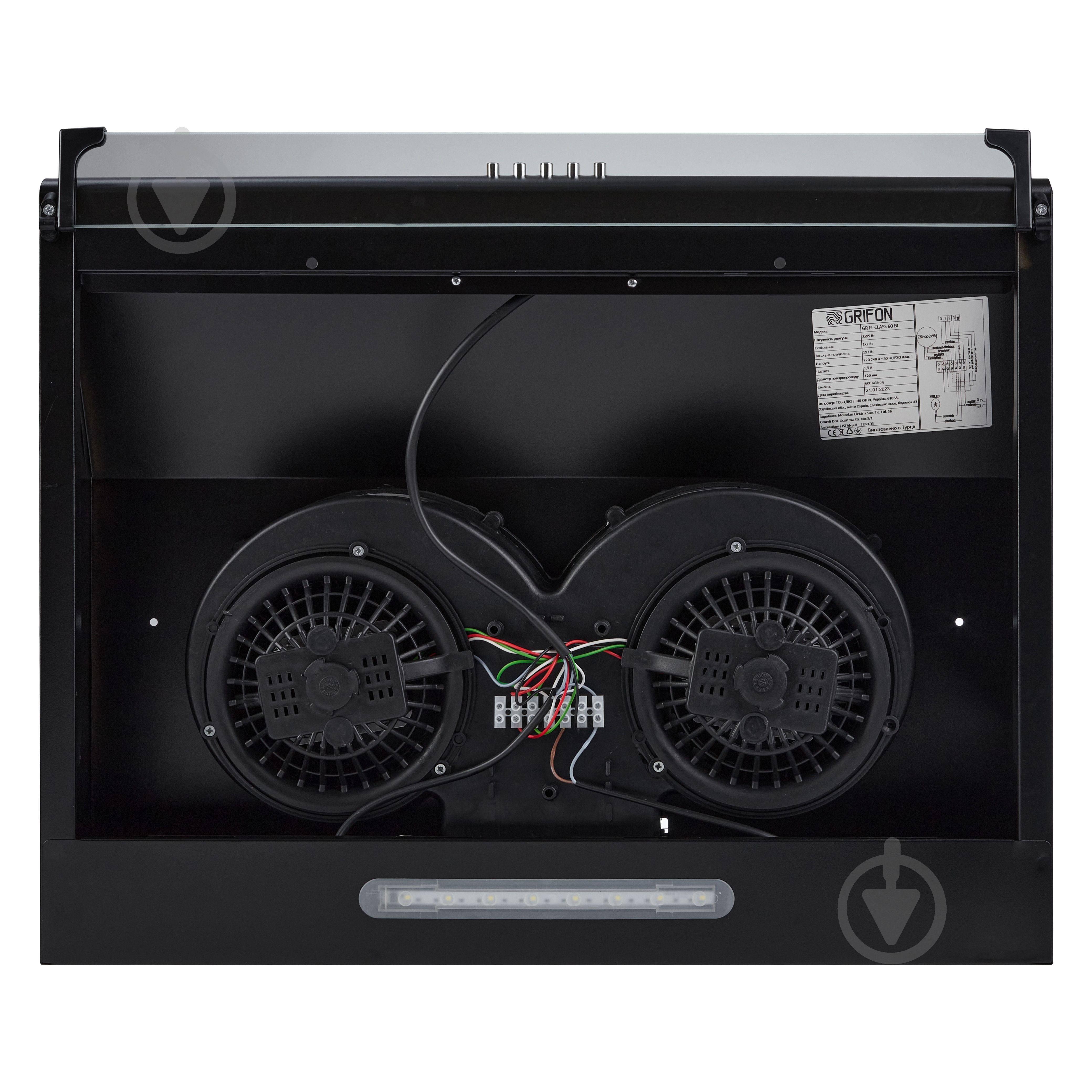 Вытяжка Grifon GR FL CLASS 60 BL - фото 6