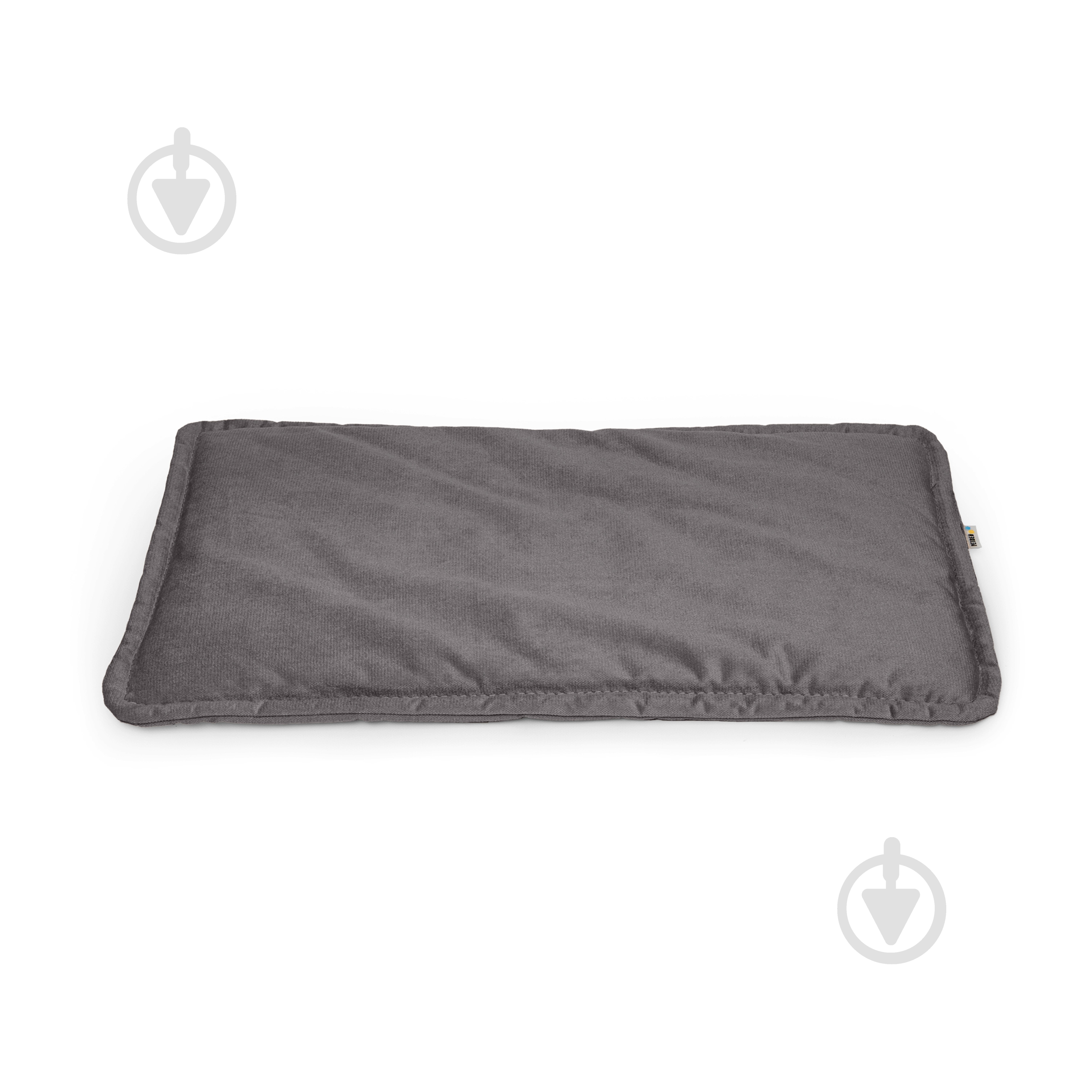 Лежак PETBED Слим М 70х50 см h-3 см велюр темно-серый - фото 1 Лежак PETBED Слим М 70х50 см h-3 см велюр темно-серый - фото 1