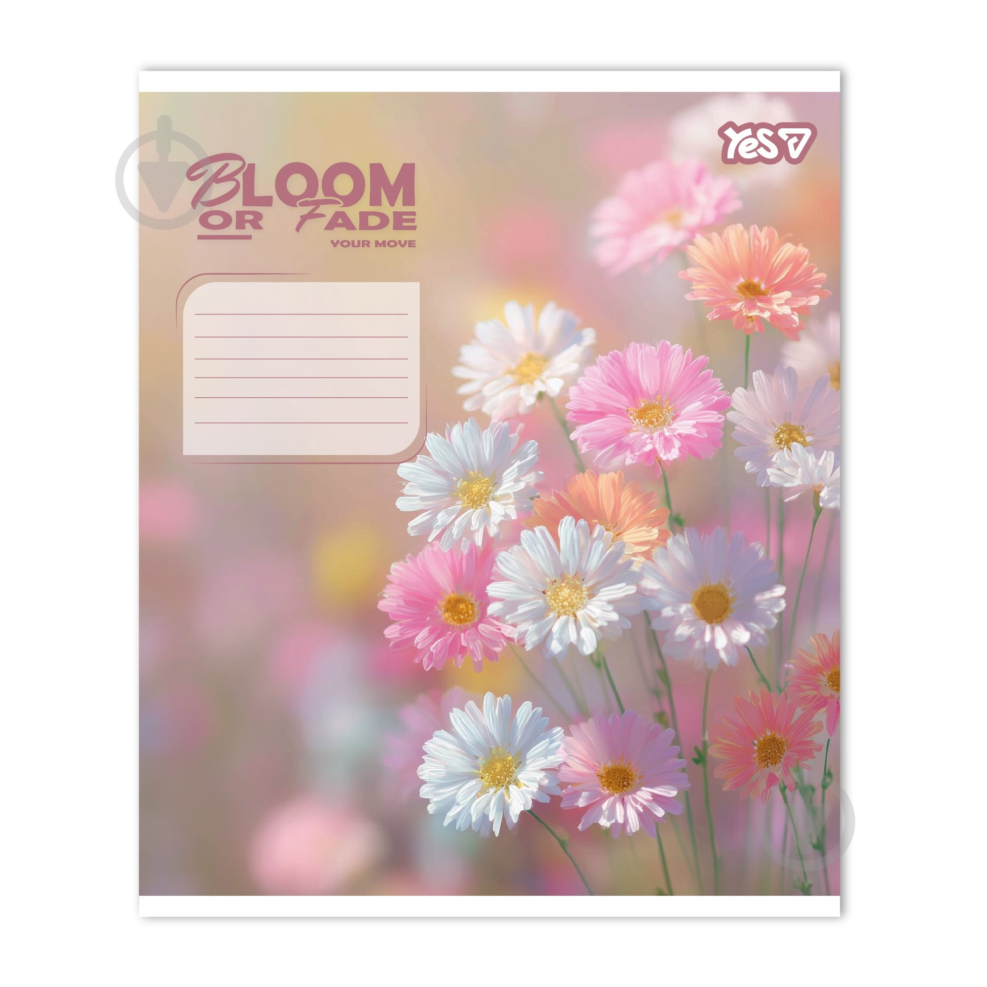 Зошит шкільний Bloom or fade 36 арк. лінійка 768877 YES - фото 2