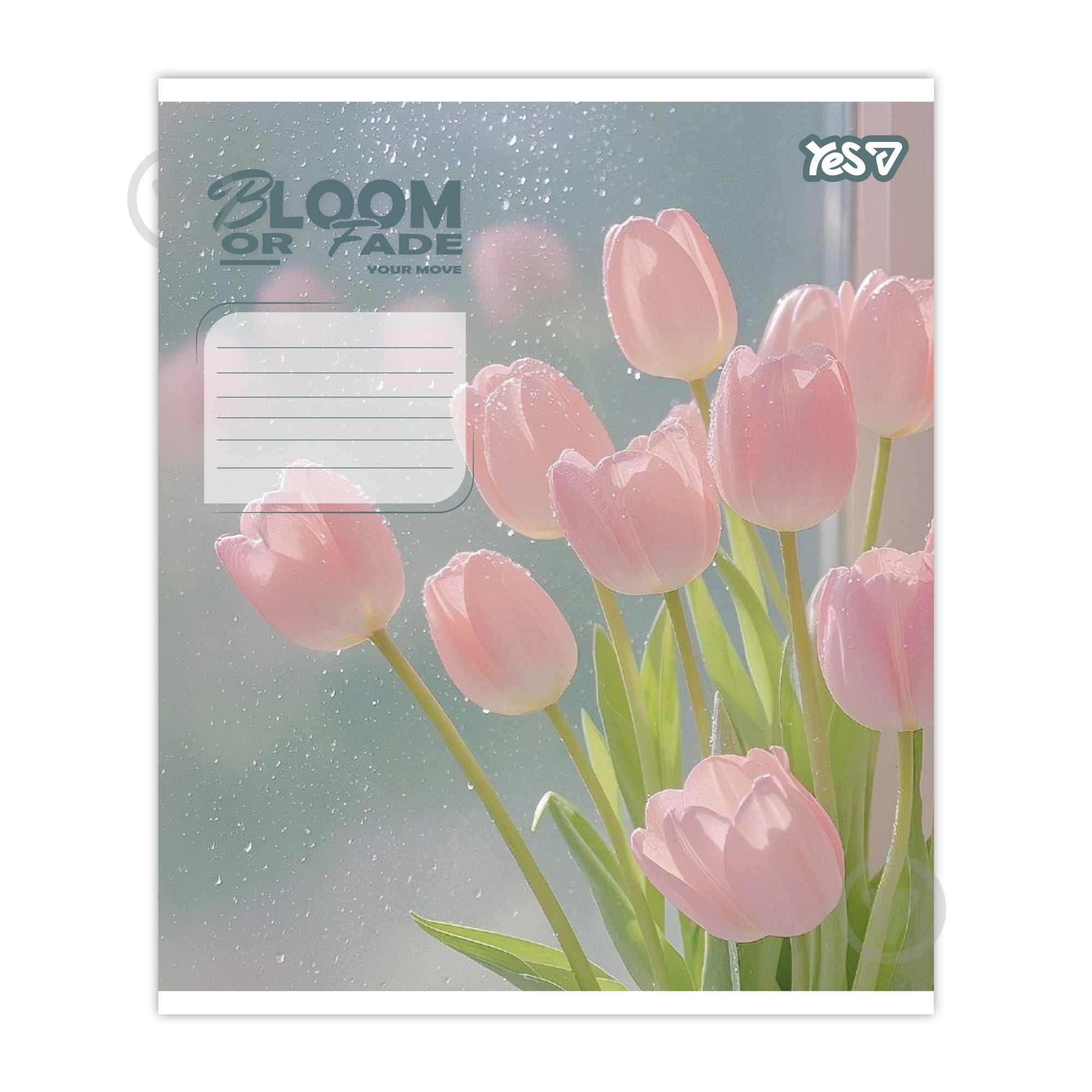 Зошит шкільний Bloom or fade 36 арк. лінійка 768877 YES - фото 3
