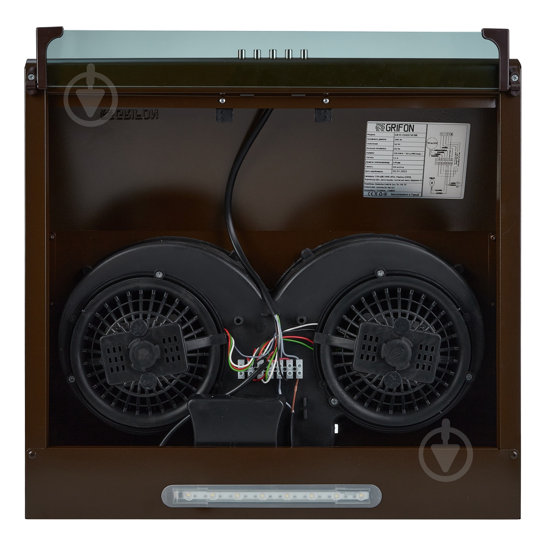 Вытяжка Grifon GR FL CLASS 50 BR - фото 9 Вытяжка Grifon GR FL CLASS 50 BR - фото 9