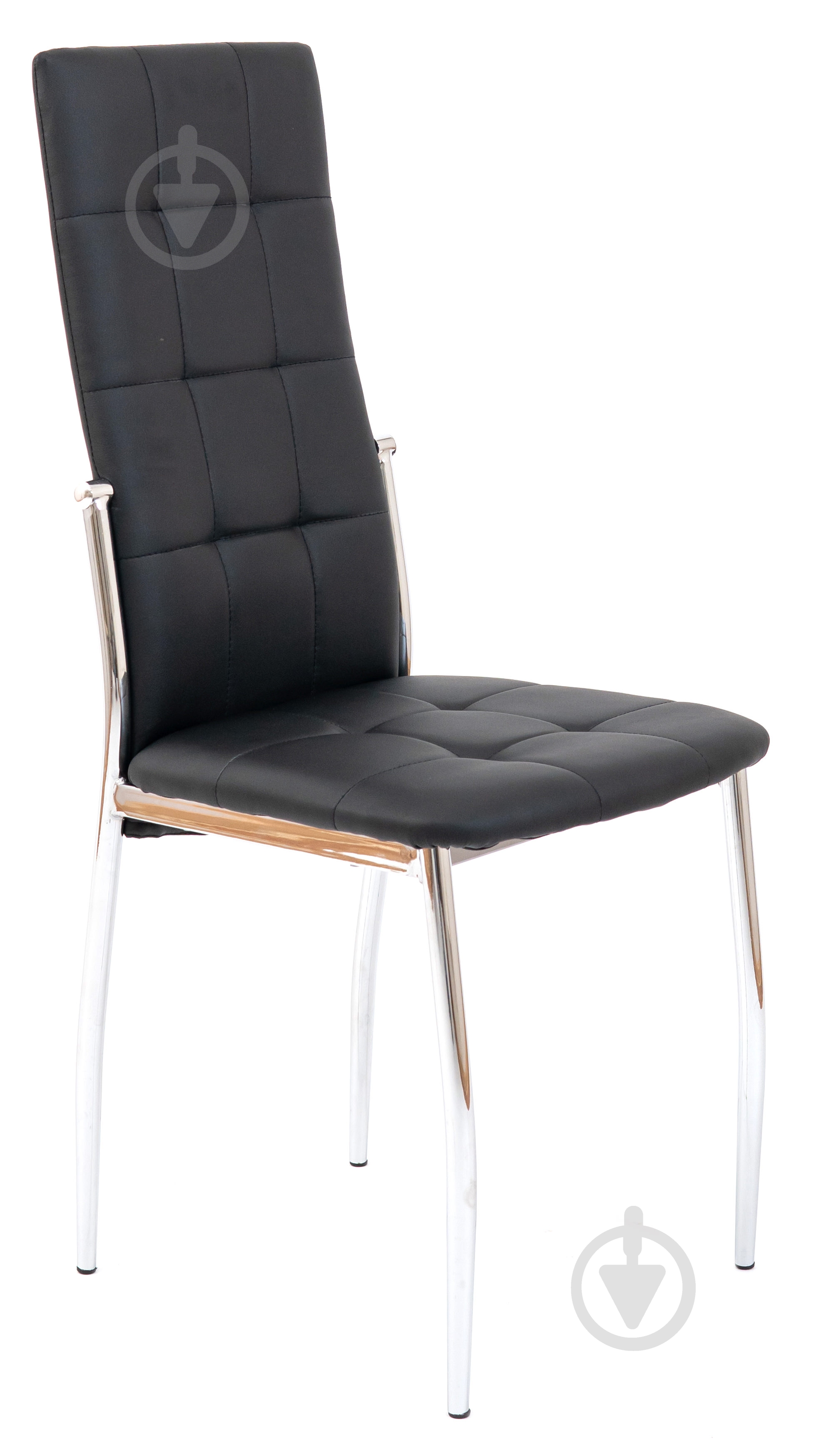 Стул обеденный Richman Дорис хром/черный - фото 1