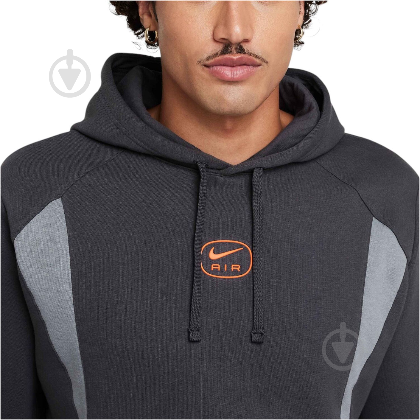 Джемпер Nike HM0175-061 р.XL сірий - фото 3 Джемпер Nike HM0175-061 р.XL сірий - фото 3