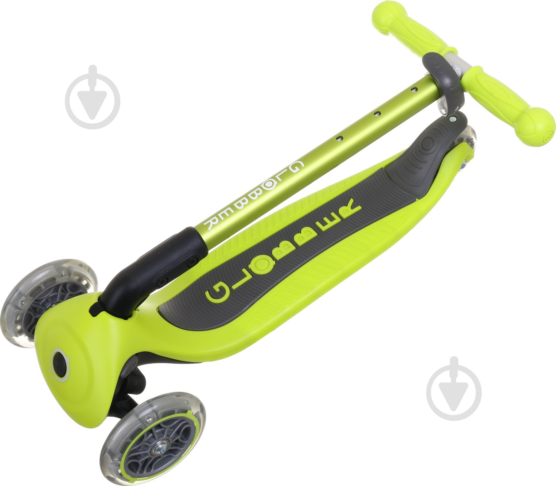 Самокат Globber Primo Foldable Lights зеленый 432-106-2 - фото 5