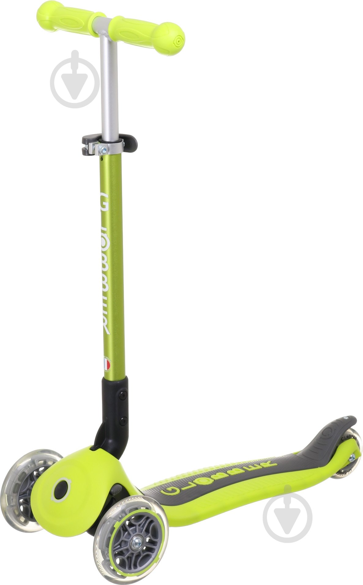 Самокат Globber Primo Foldable Lights зеленый 432-106-2 - фото 1
