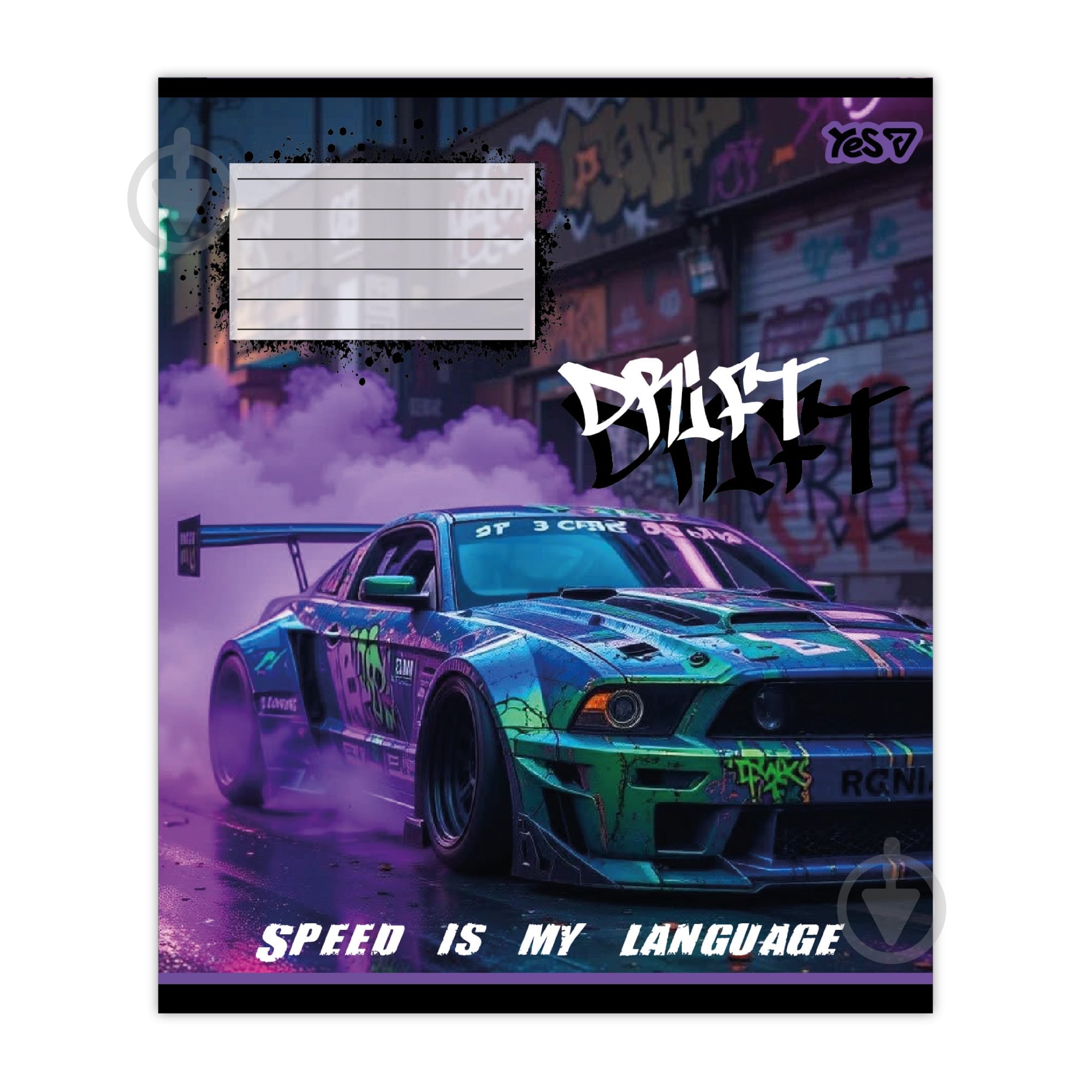 Зошит шкільний Drift 18 арк. лінійка 768883 YES - фото 2