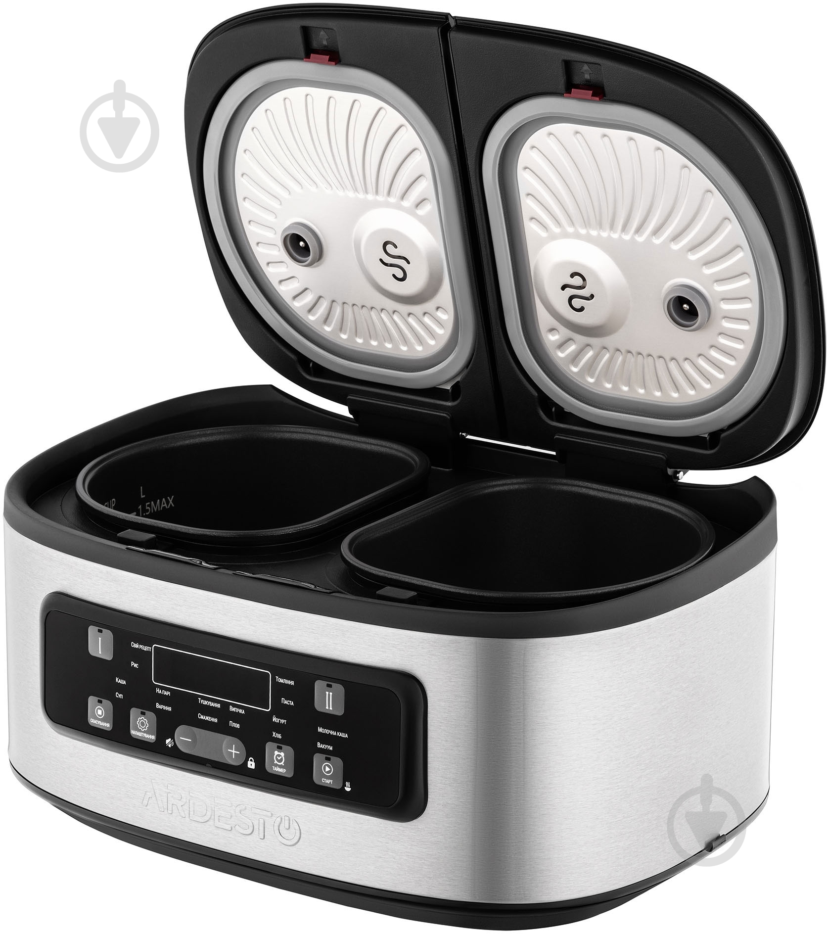 Мультиварка ARDESTO DMC-SA1212SB с двумя чашами - фото 5 Мультиварка ARDESTO DMC-SA1212SB с двумя чашами - фото 5