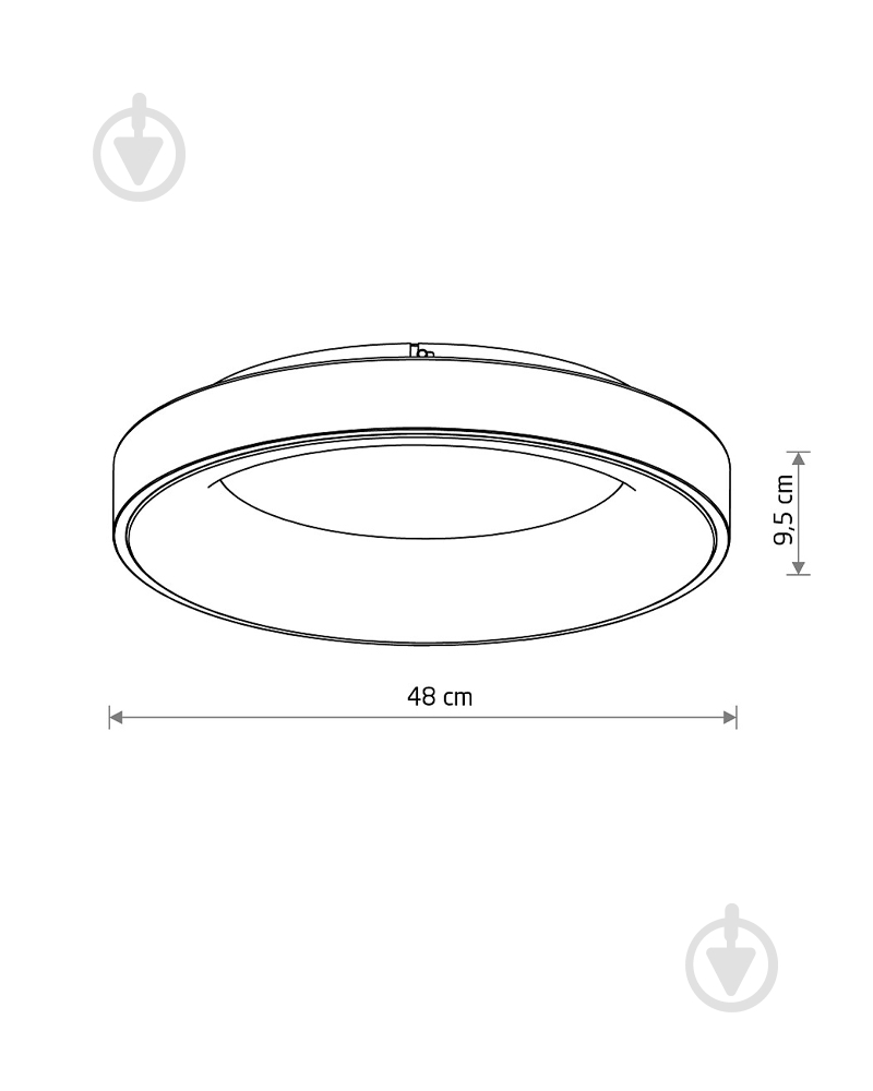 Світильник стельовий Nowodvorski Nikki Round 48 Вт білий 3000 К 11201 - фото 5 Світильник стельовий Nowodvorski Nikki Round 48 Вт білий 3000 К 11201 - фото 5