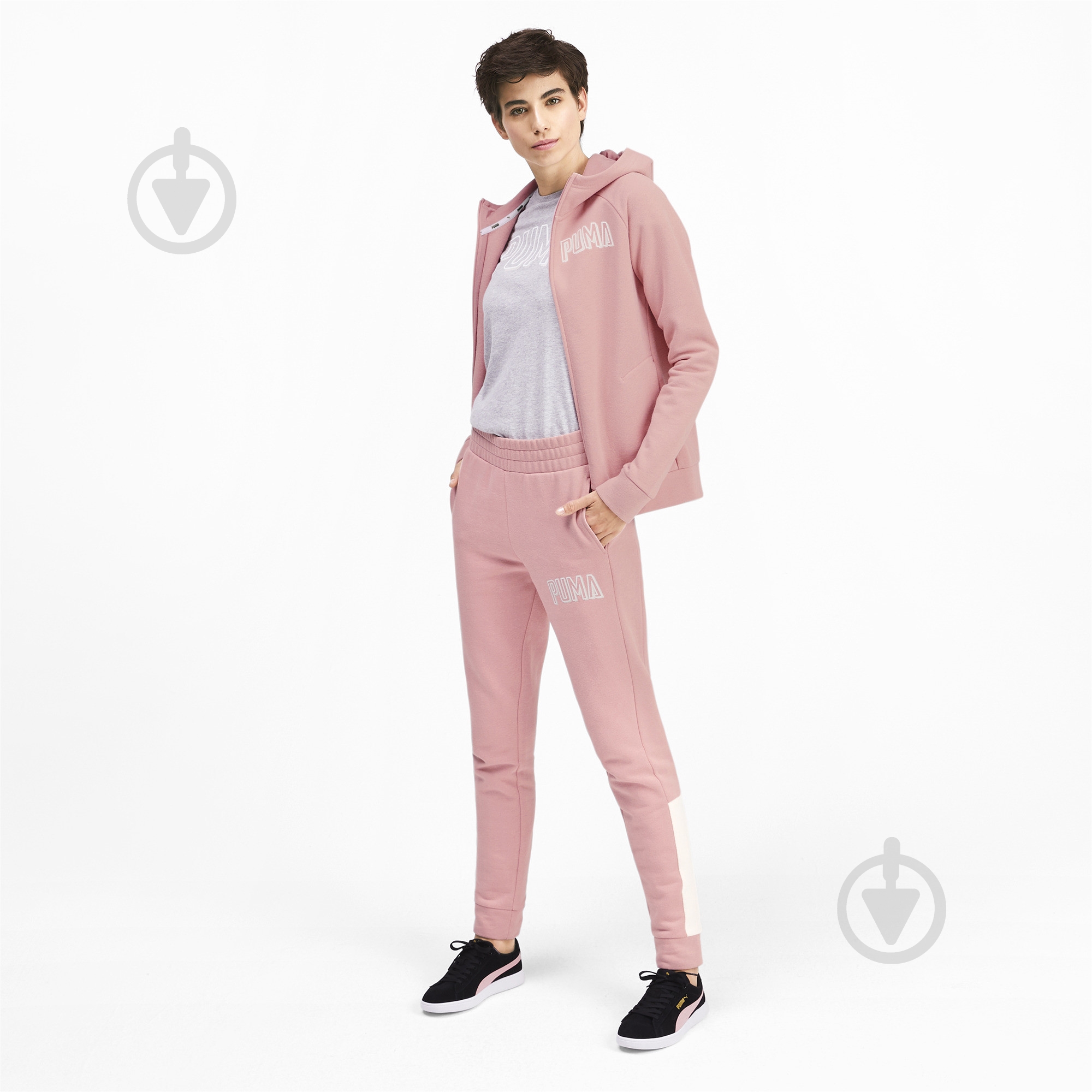 Джемпер Puma Athletics FZ Hoody FL 58013714 р. XS розовый - фото 5