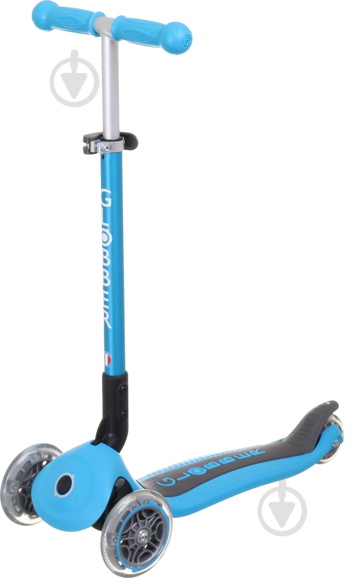 Самокат Globber голубой 432-101-2 - фото 1