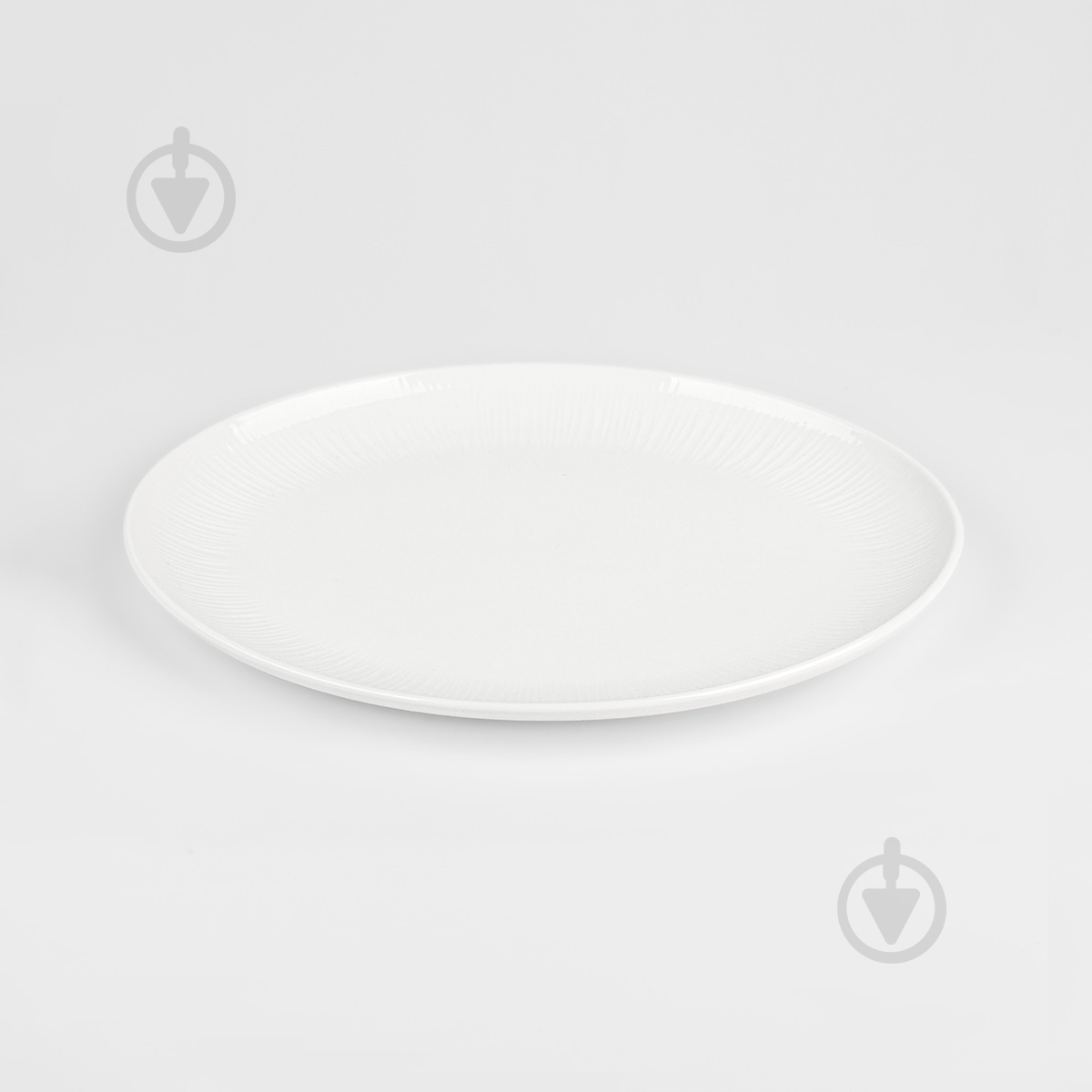 Тарілка MVM Промінь KP-110 L White - фото 2