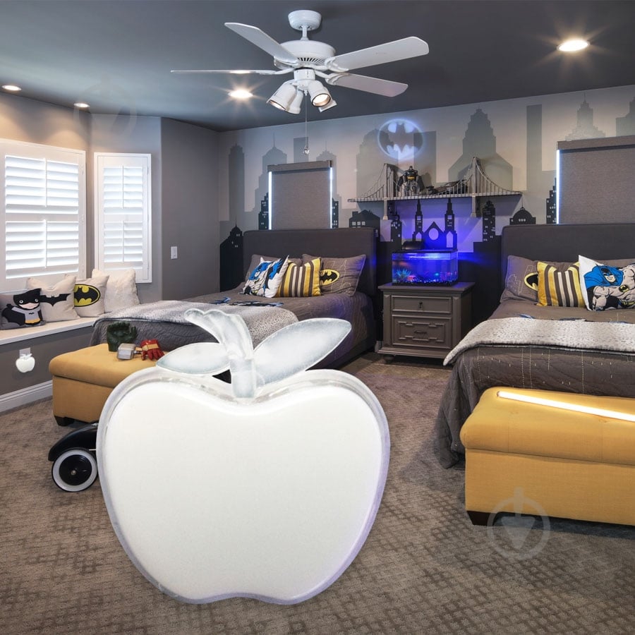 Ночник Яблоко 3 Вт синий DEL4004 - фото 4